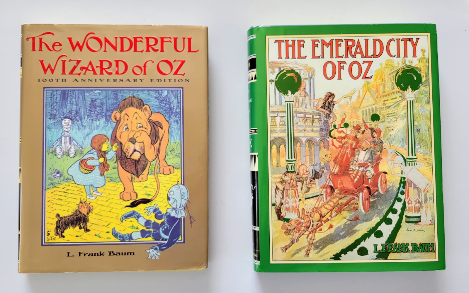 Wonderful Wizard of Oz, Emerald City, Road, Ozma Lot of 4 HC Books of Wonder