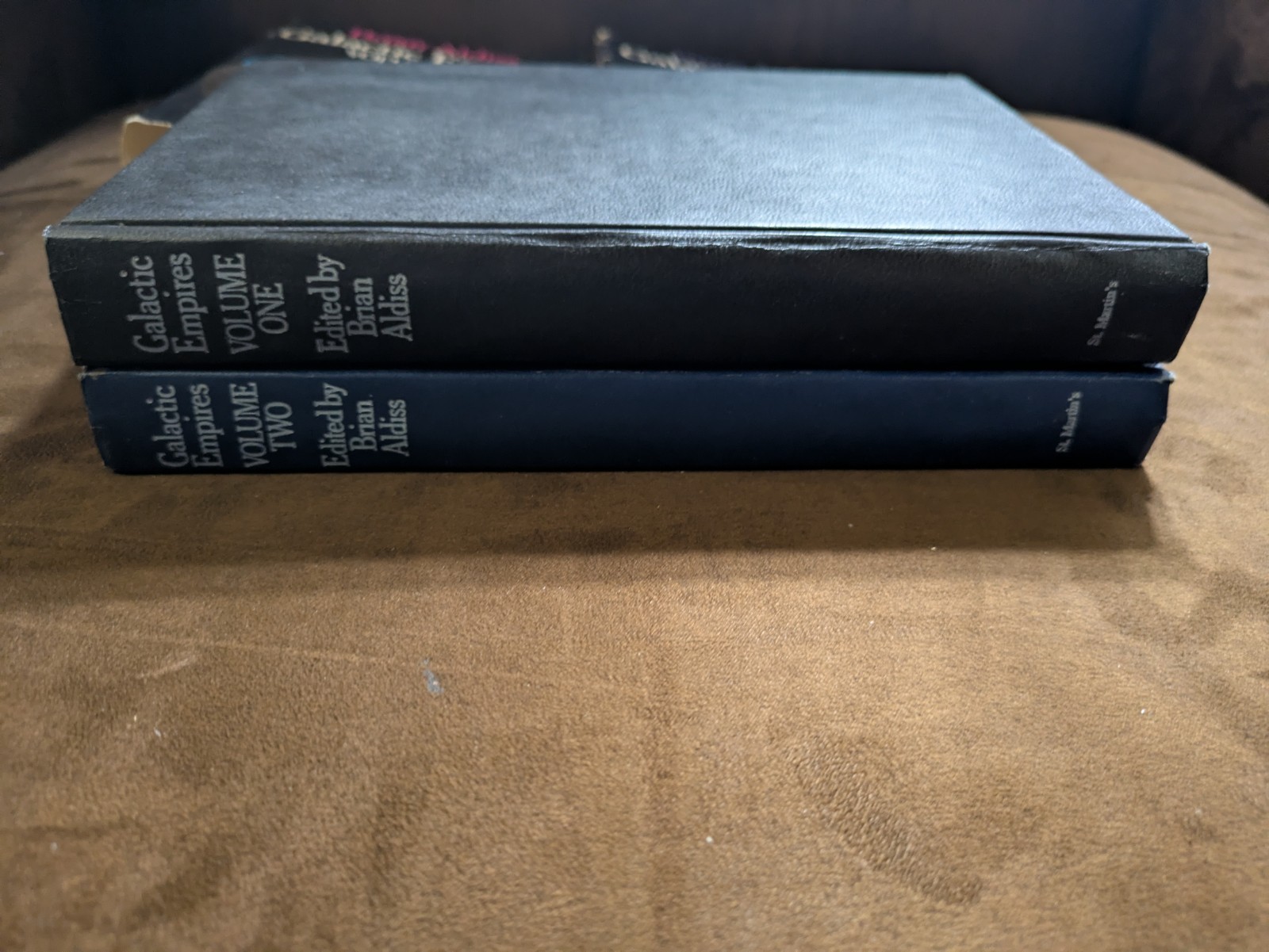 Galactic Empires Volumes 1 And 2, HCDJ, Edited By Brian Aldiss. Read Description