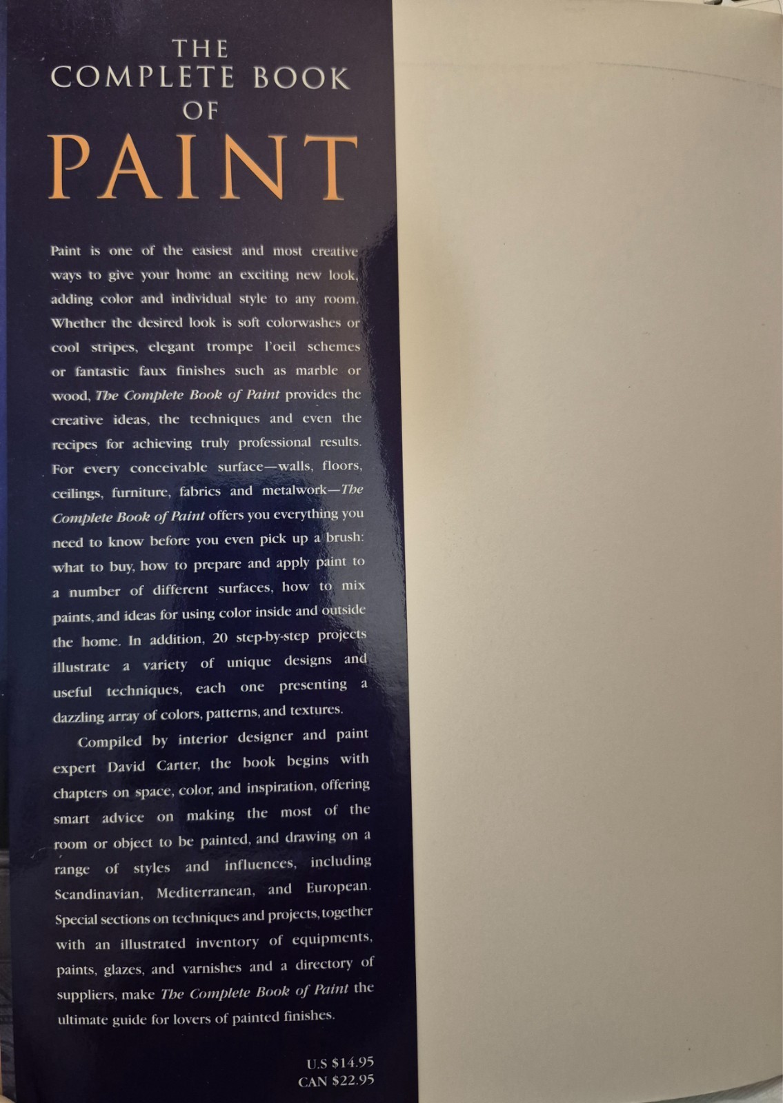 Complete Book of Paint by David A. Carter, Text by Charles Hemming (2002)