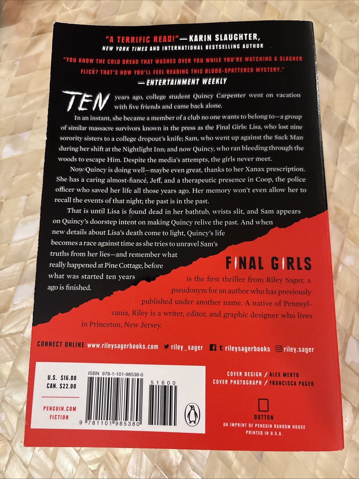 Final Girls: A Novel By Riley Sager – 2018