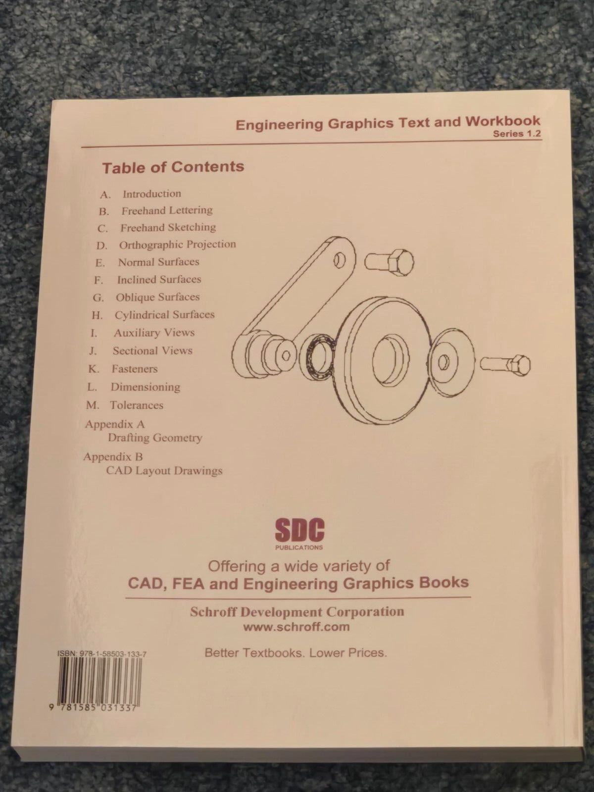 NEW Engineering Graphics Text and Workbook Series 1.2 Paperback Jerry W. Craig