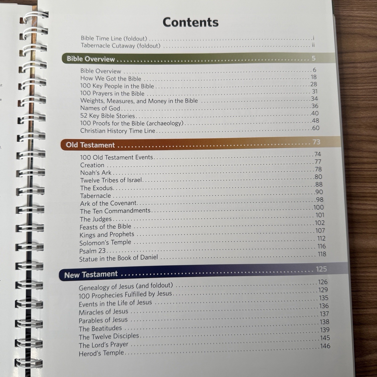 Rose Book of Bible Charts, Maps and Time Lines Full-Color Spiral Bound Foldout