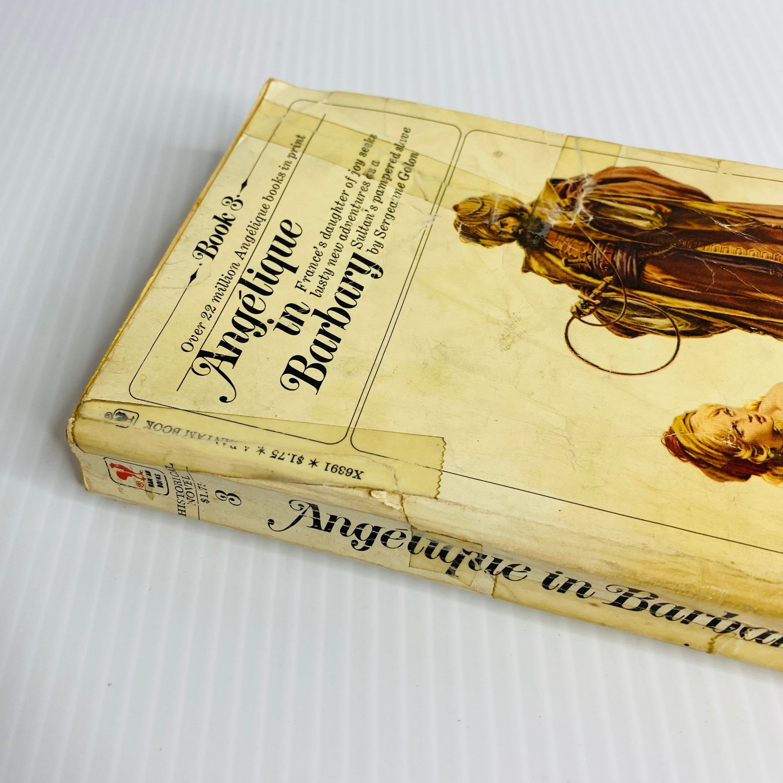 Sergeanne Golon – Angelique Books #2-8 (Lot of 7) Vintage Bantam Romance PB
