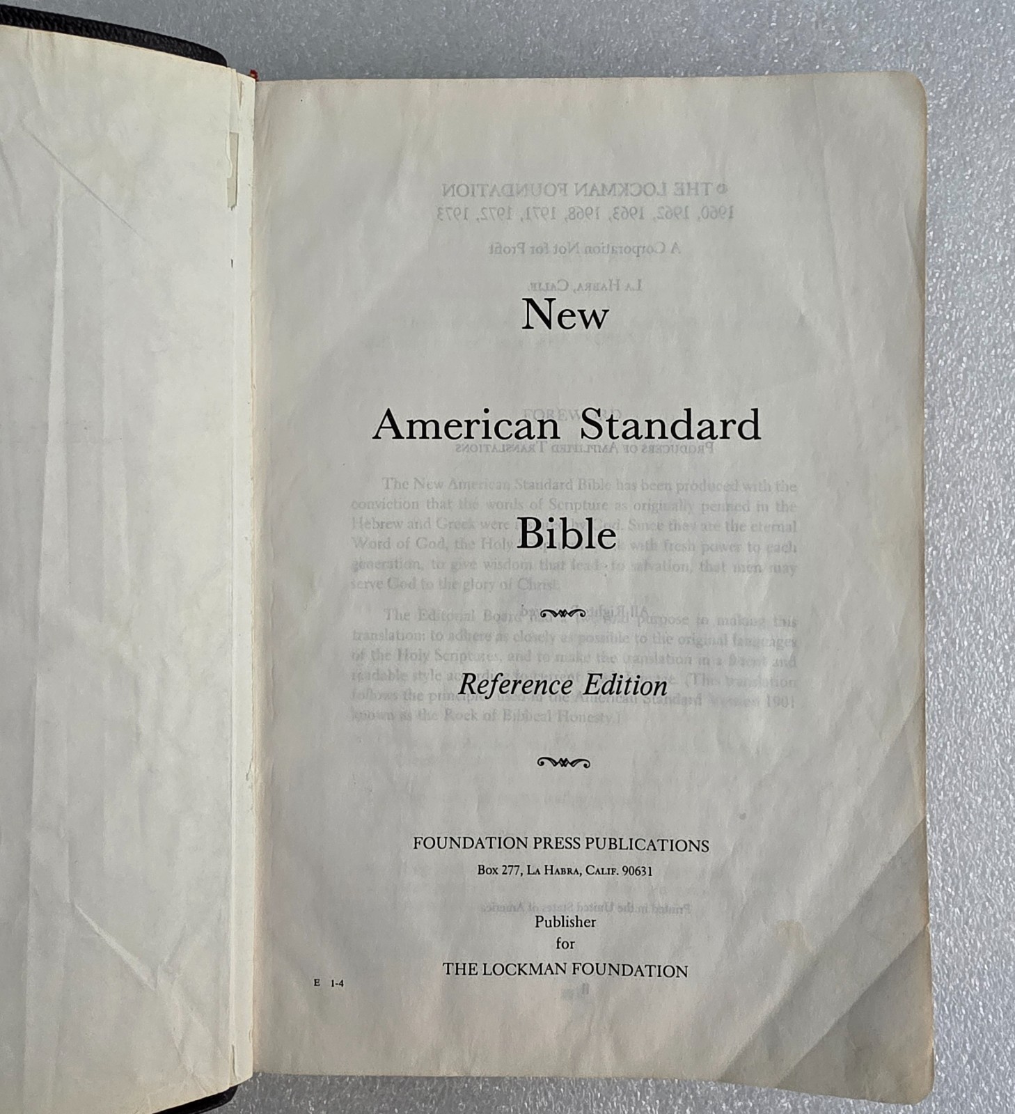 New American Standard Bible NASB Reference Edition Concordance Hardcover Lockman