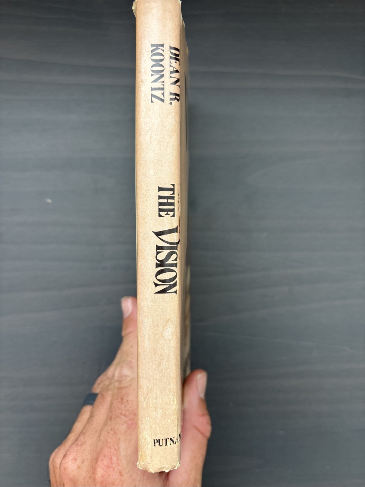 THE VISION DEAN KOONTZ 1977 1ST HCDJ