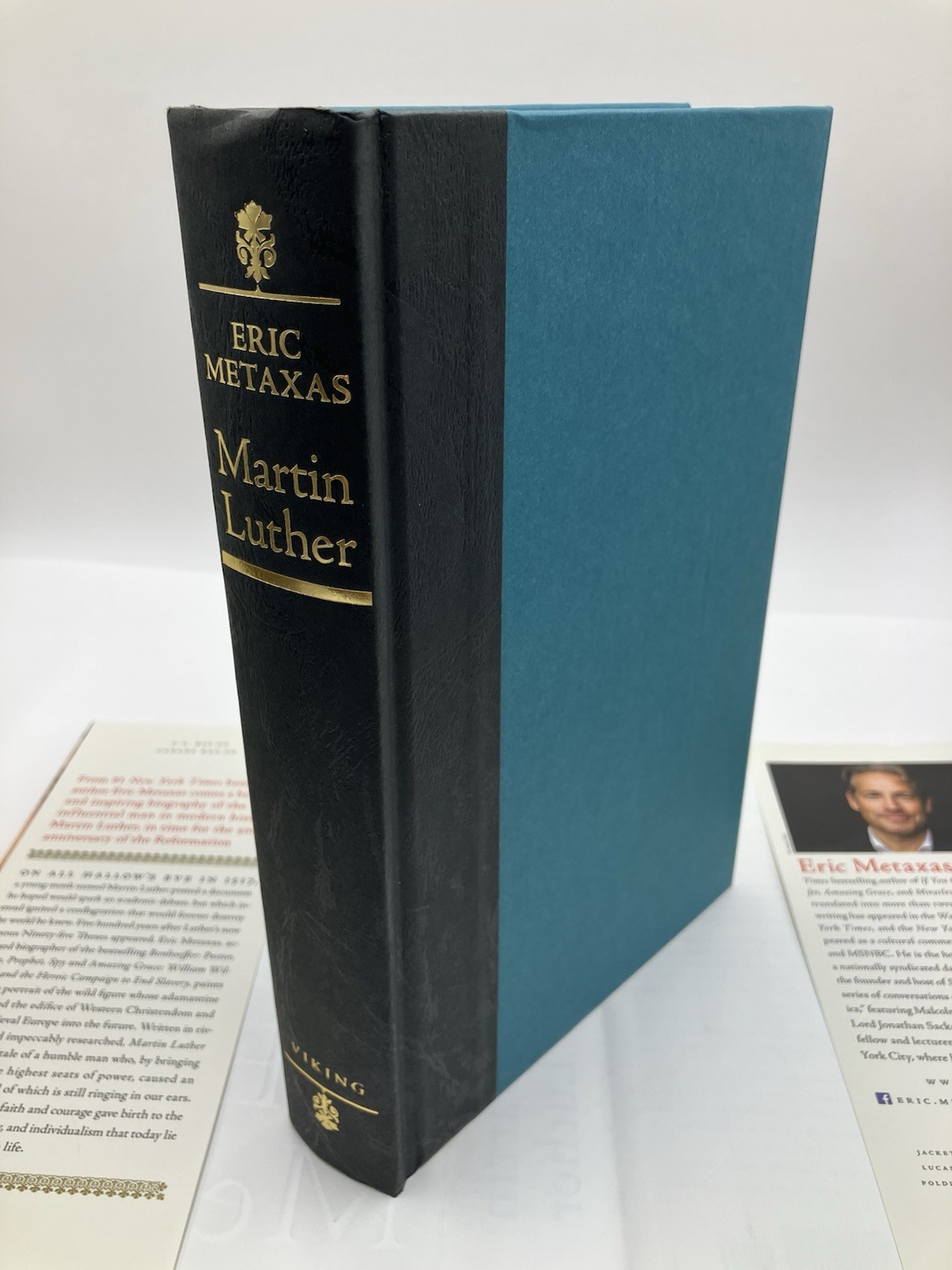 Lot of 2 Books on Martin Luther Life and Teachings PB HC DJ Metaxas Lutheran
