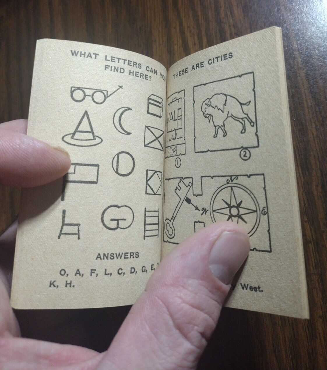 1938 Whitman Publishing Fun Puzzles Riddles, Vintage Penny Book