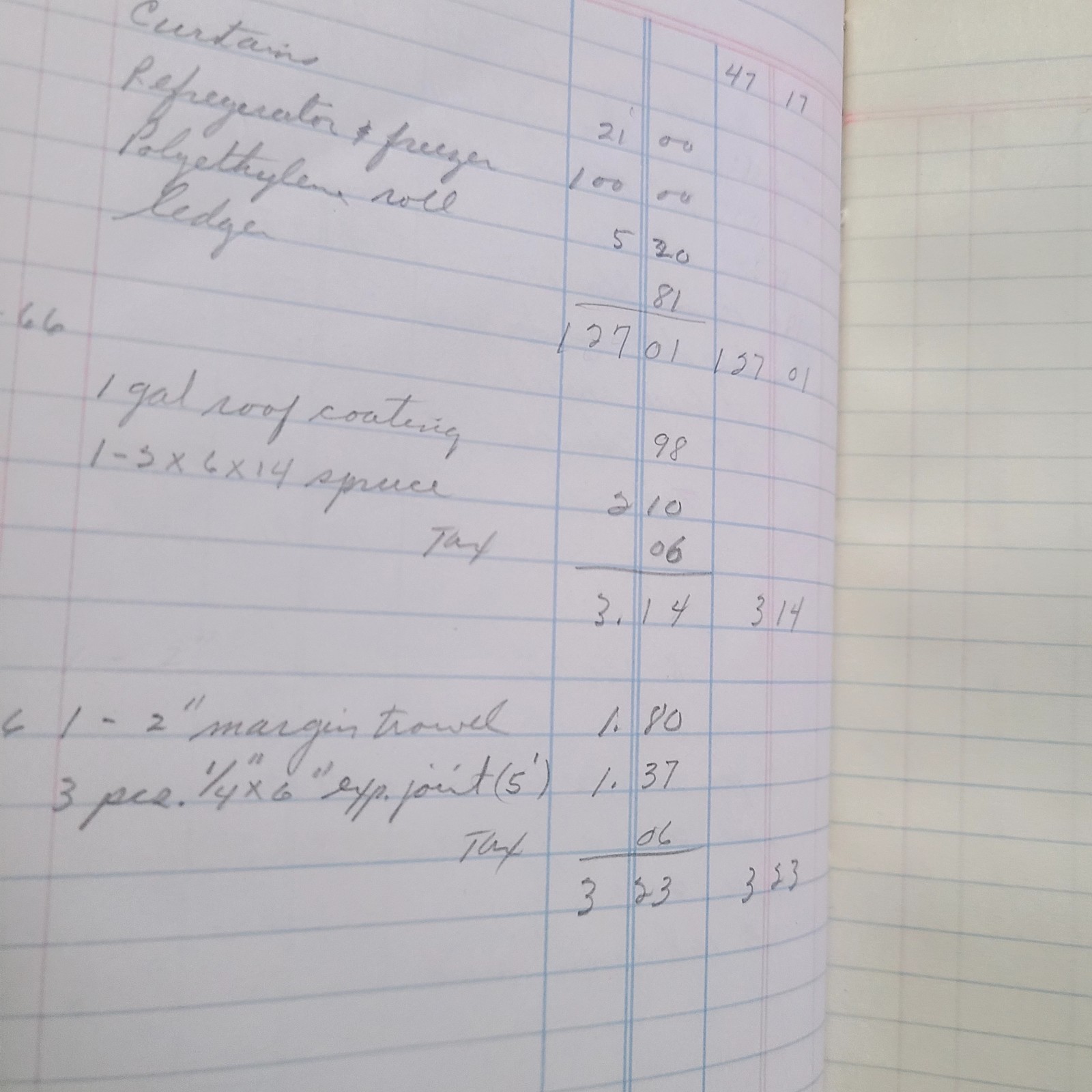 Vintage 1960s S.E. Ledger Miniature Hard Cover 124 Pages + Index