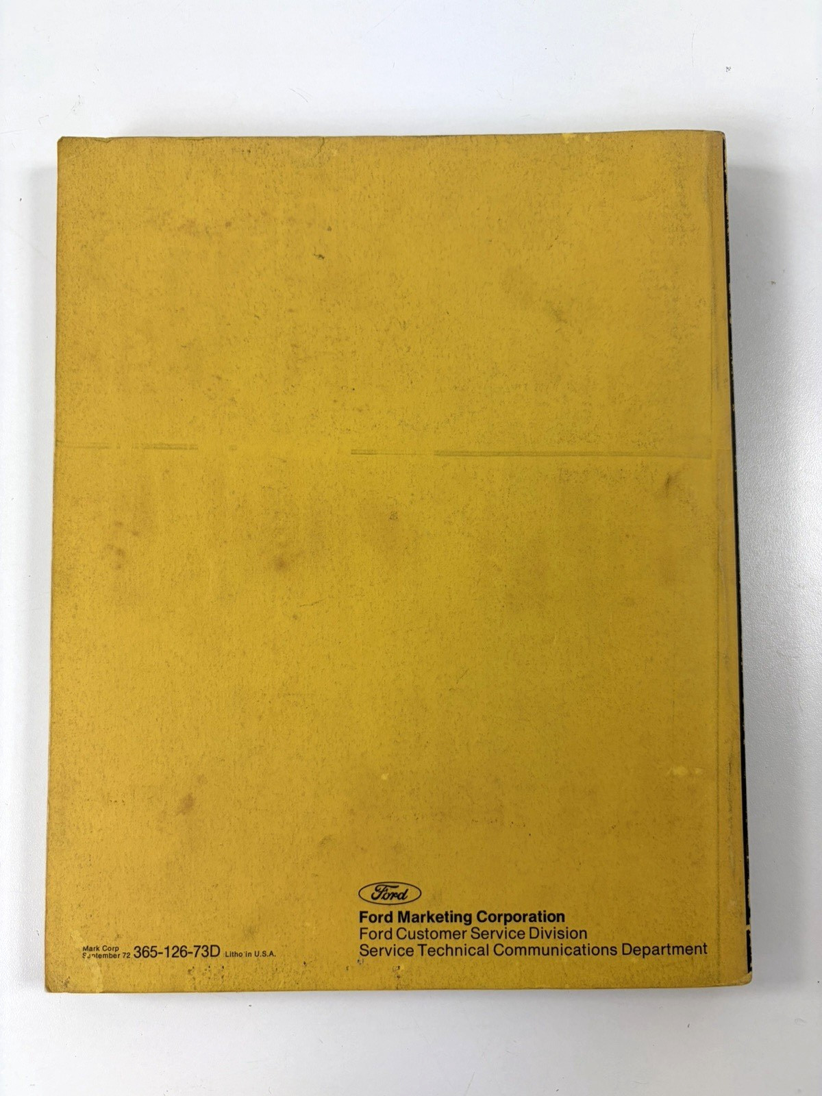 1973 Ford Factory Car Shop Repair Service Manual Volume 1 4 and 5