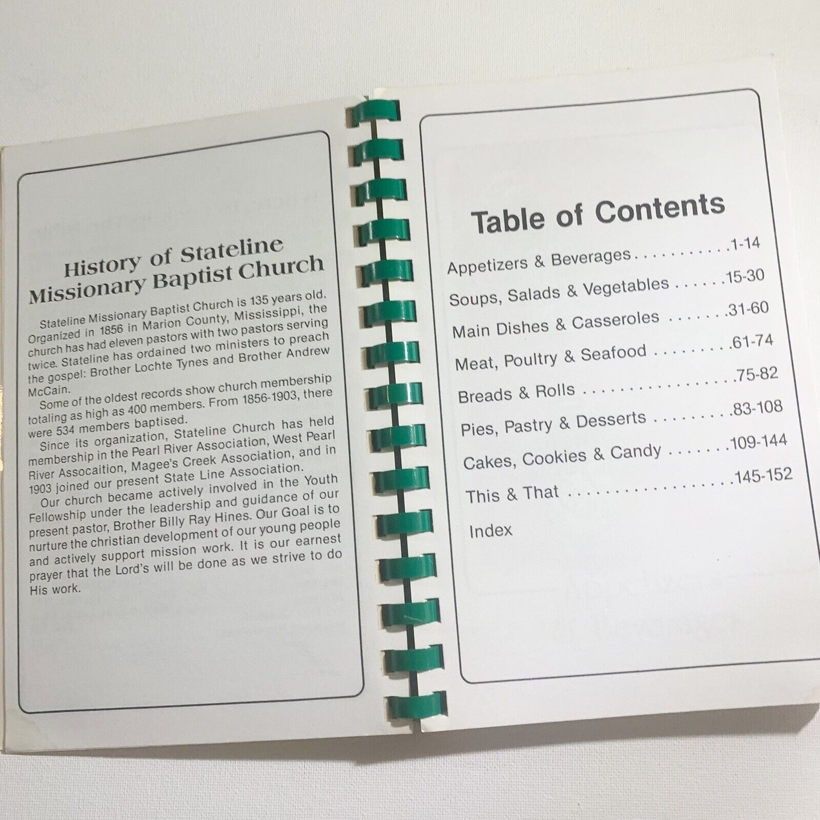 Stateline Louisiana Cookbook Cajun Creole Recipes Stateline Missionary Baptist