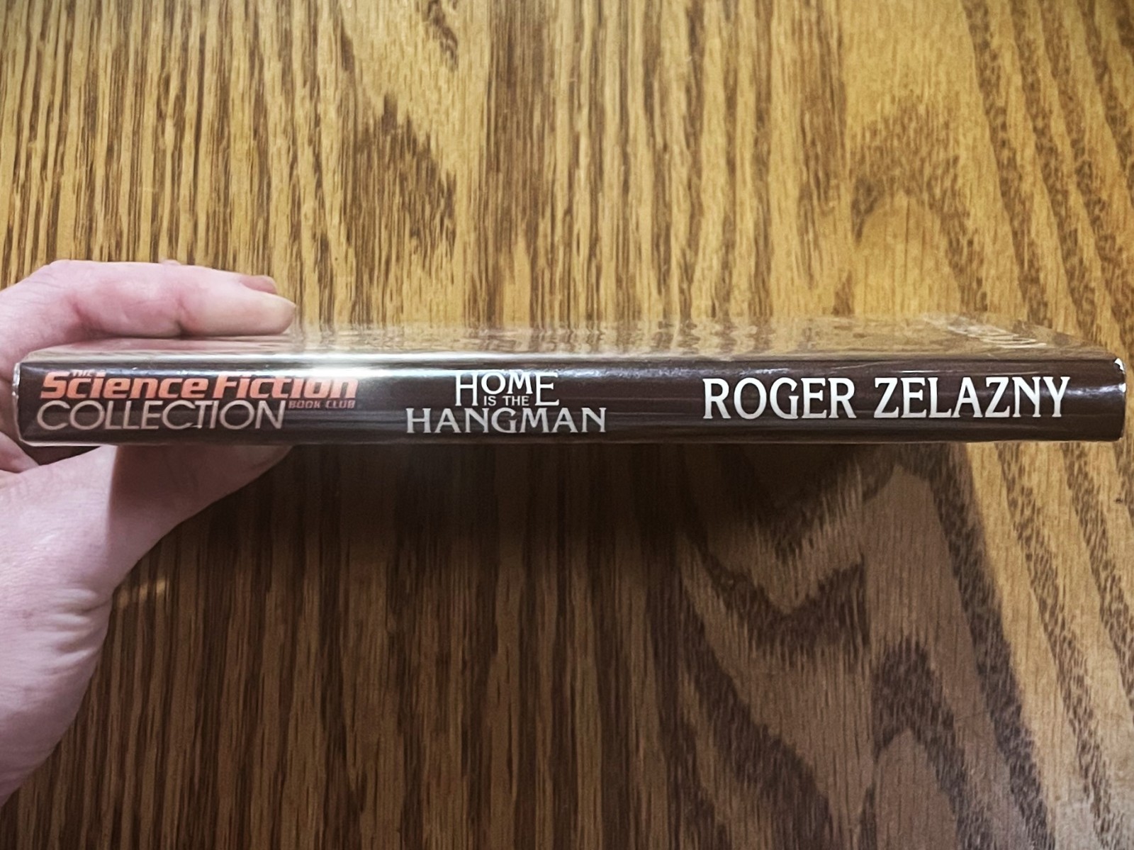 Roger Zelazny Home Is the Hangman SFBC HC DJ signed by Eggleton