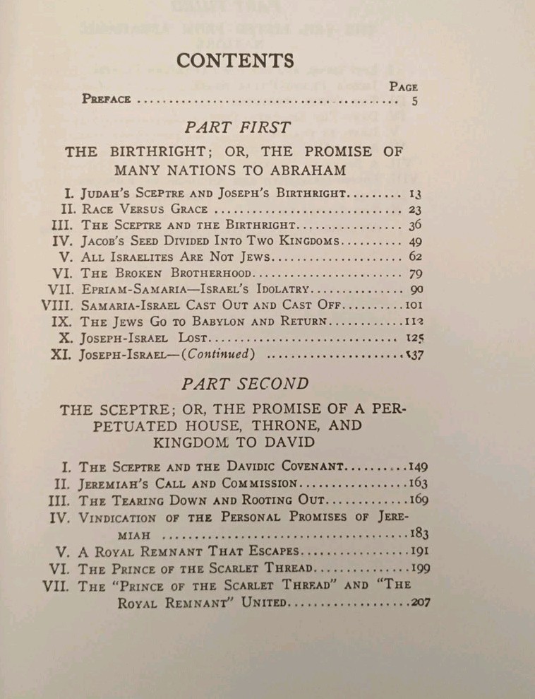 Judah’s Sceptre and Joseph’s Birthright by J. H. Allen Vtg HC 17th Edition book