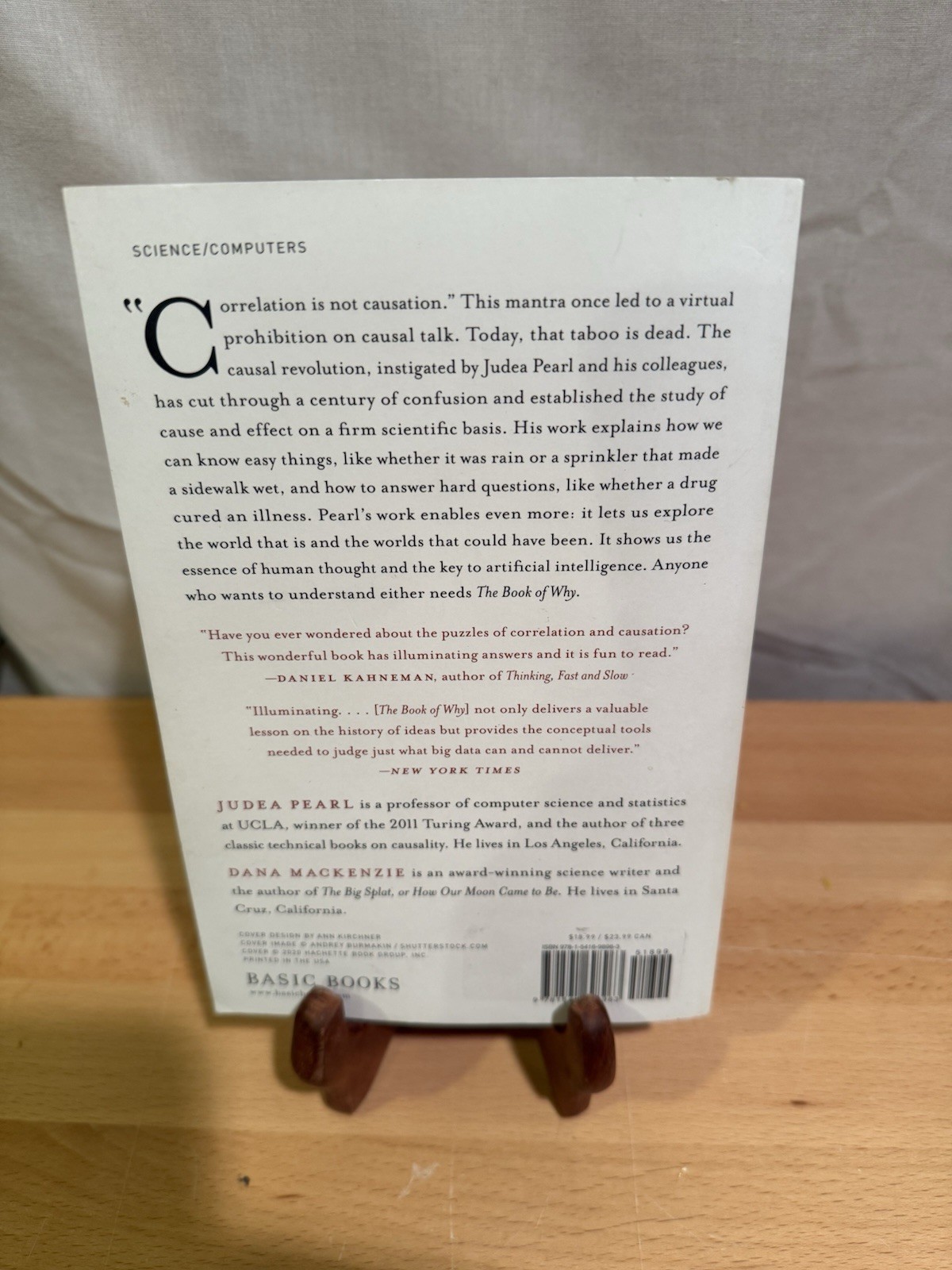 The Book of Why by Judea Pearl & Dana Mackenzie Pre Owned Paperback