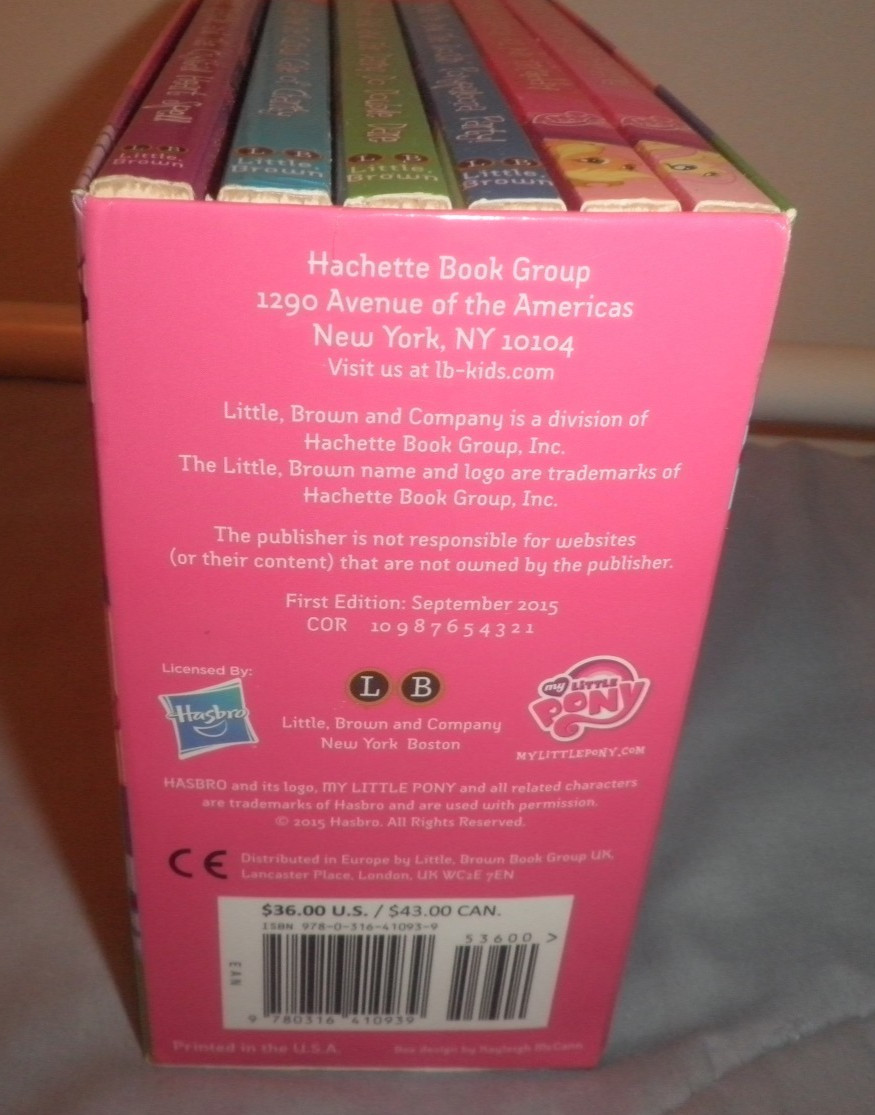My Little Pony: Best Friends 6 Book Boxed Set (2015, Trade Paperback) Slip Cover