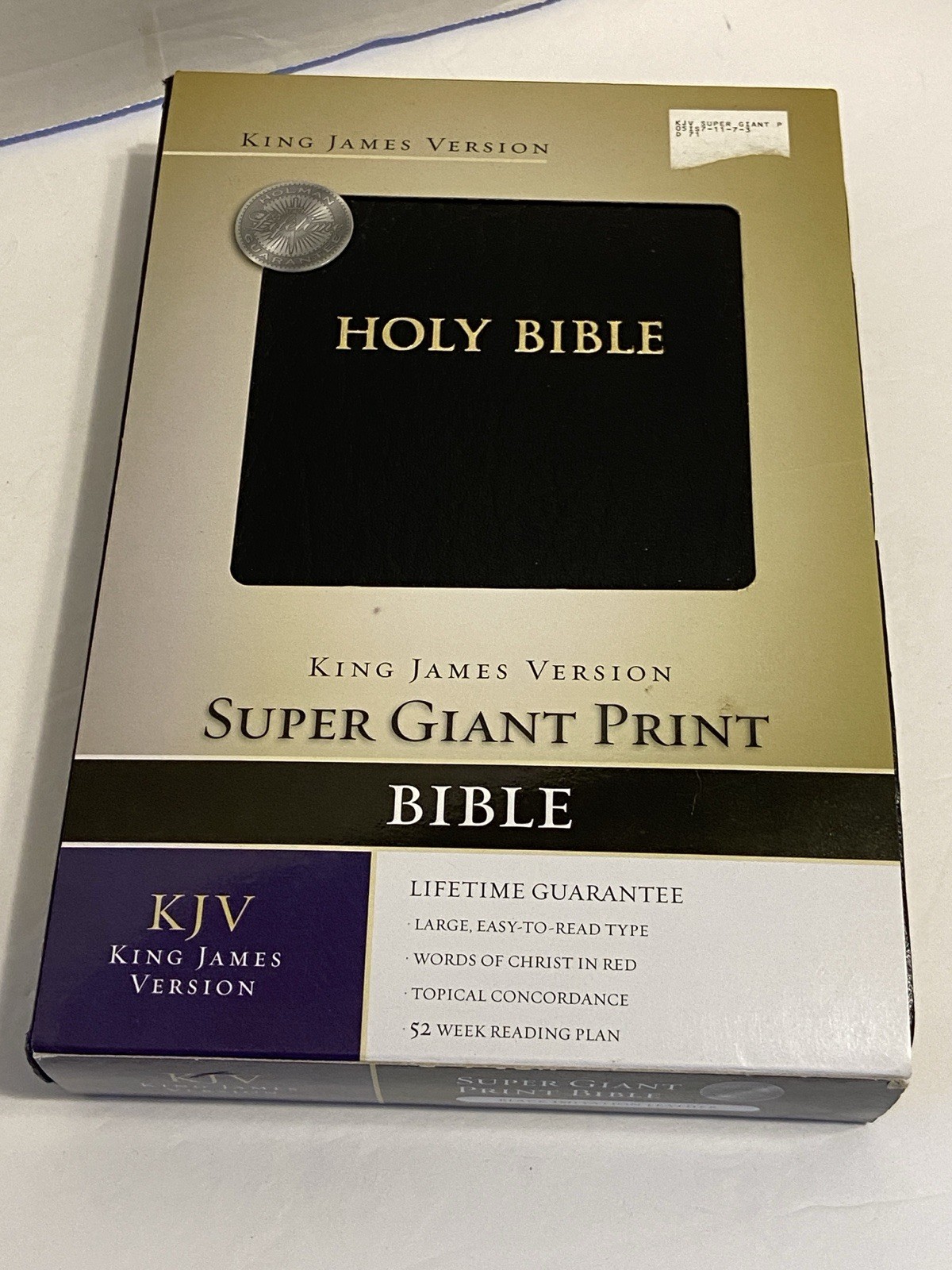 King James Version Super Giant Print Bible Published By Broadman & Holman