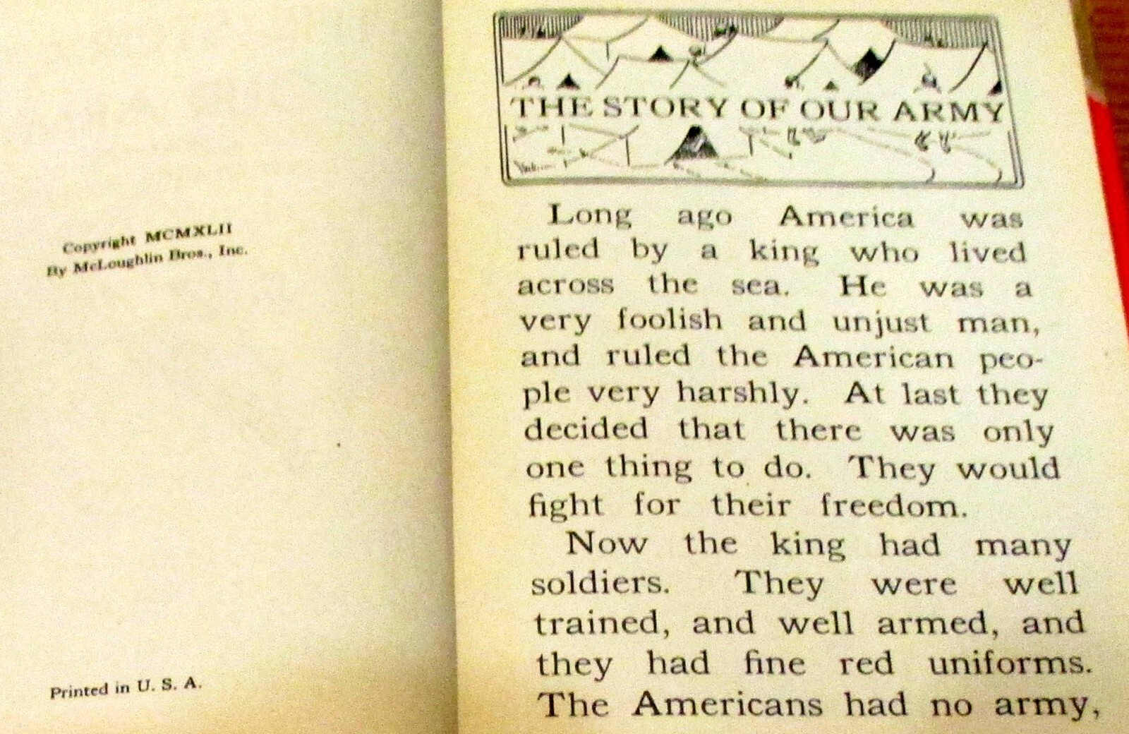 1942 The Story of Our Army & 1942 The Story of Our Navy H/C 56 Pages