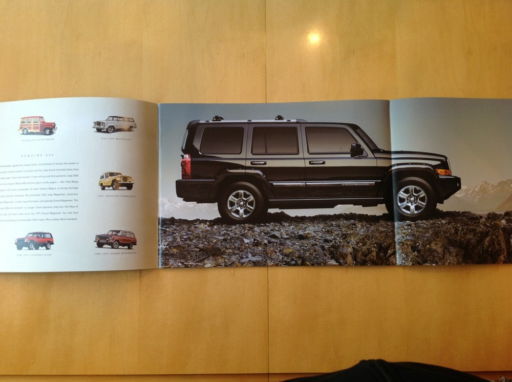 2006 Jeep Commander Limited Quadra 5.7L HEMI V8 4.7L SUV Catalog Brochure Book