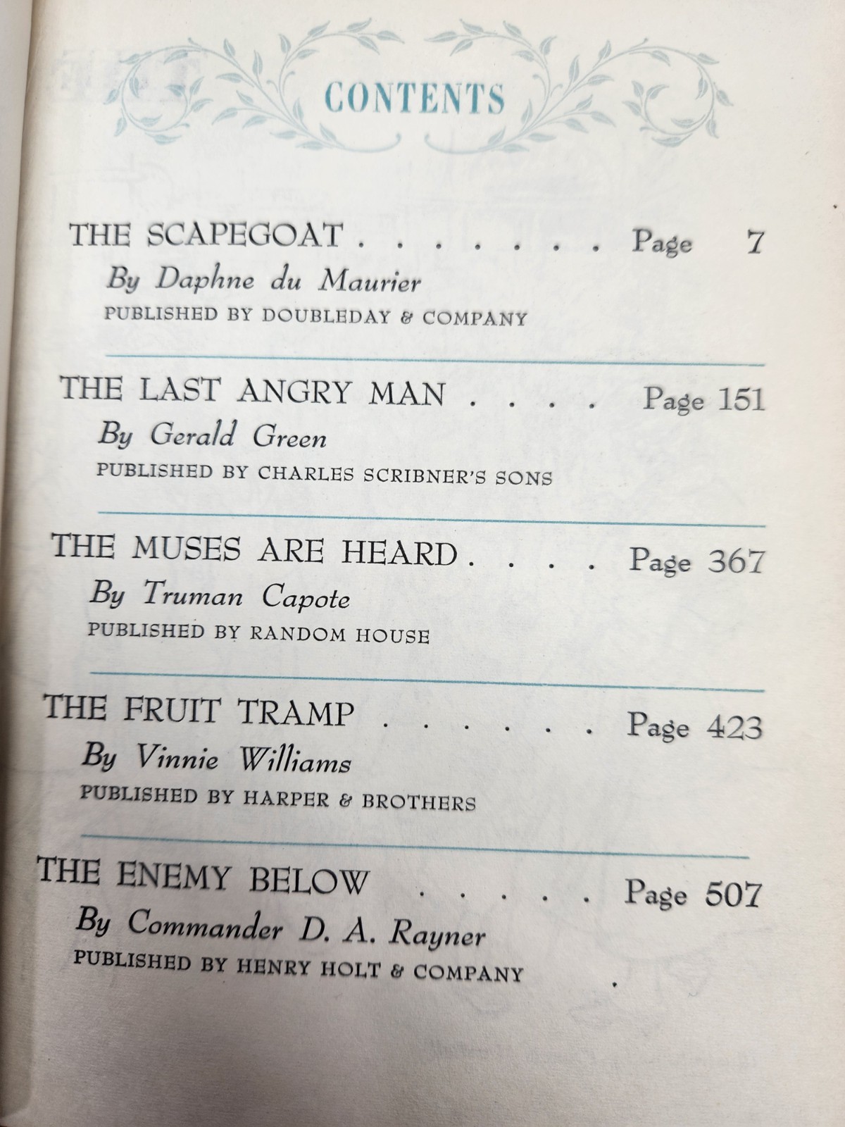 Readers Digest Condensed Books – HC Multicolor – Mostly 1950’s – Lot of 10