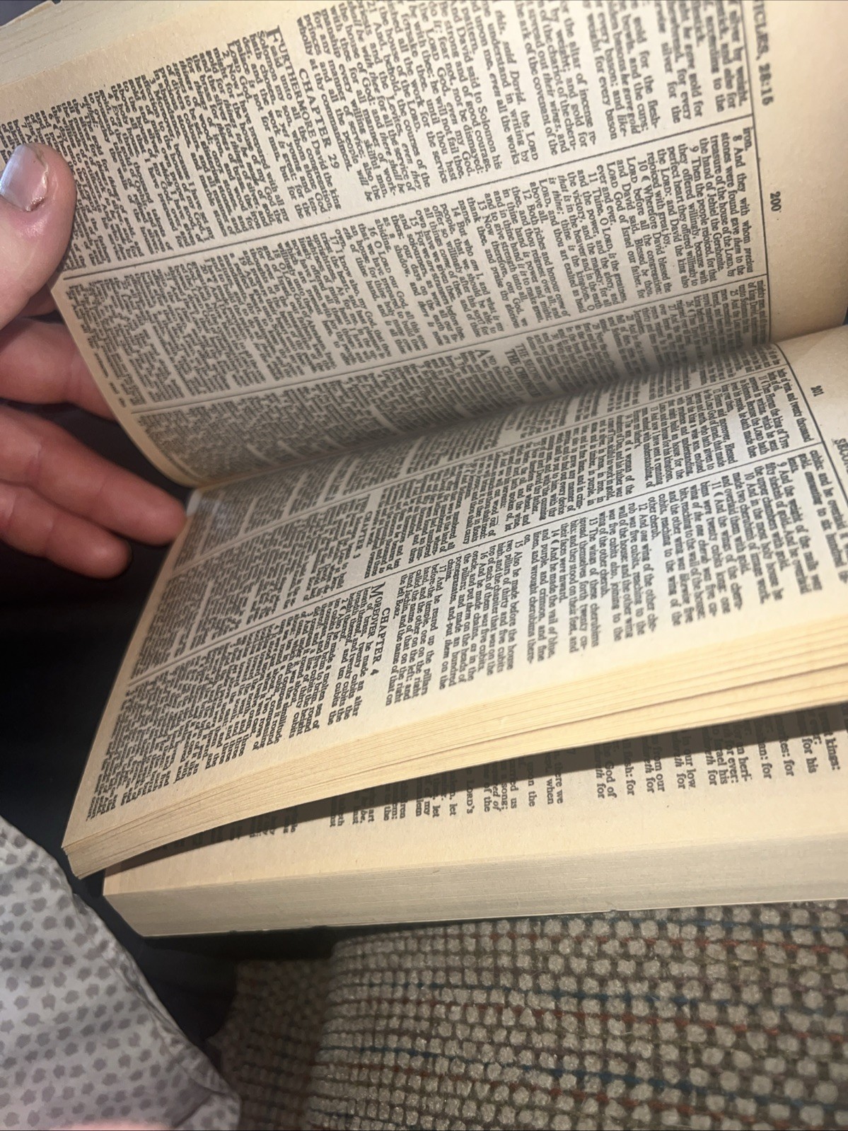 Authorized King James Version Holy Bible Black Soft Paper