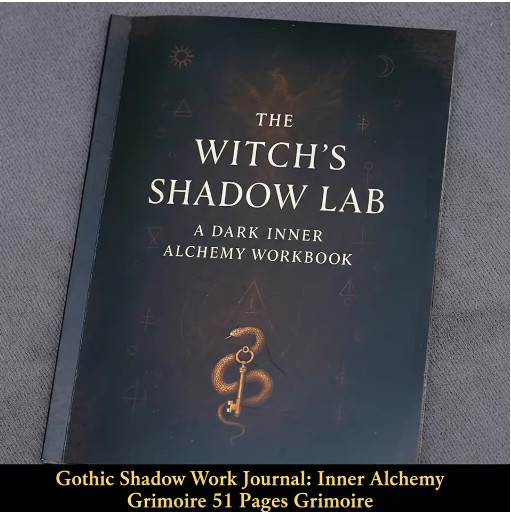 77 Pages Witchcraft Grimoire Pages Book of Shadows Kit with Moon Phases