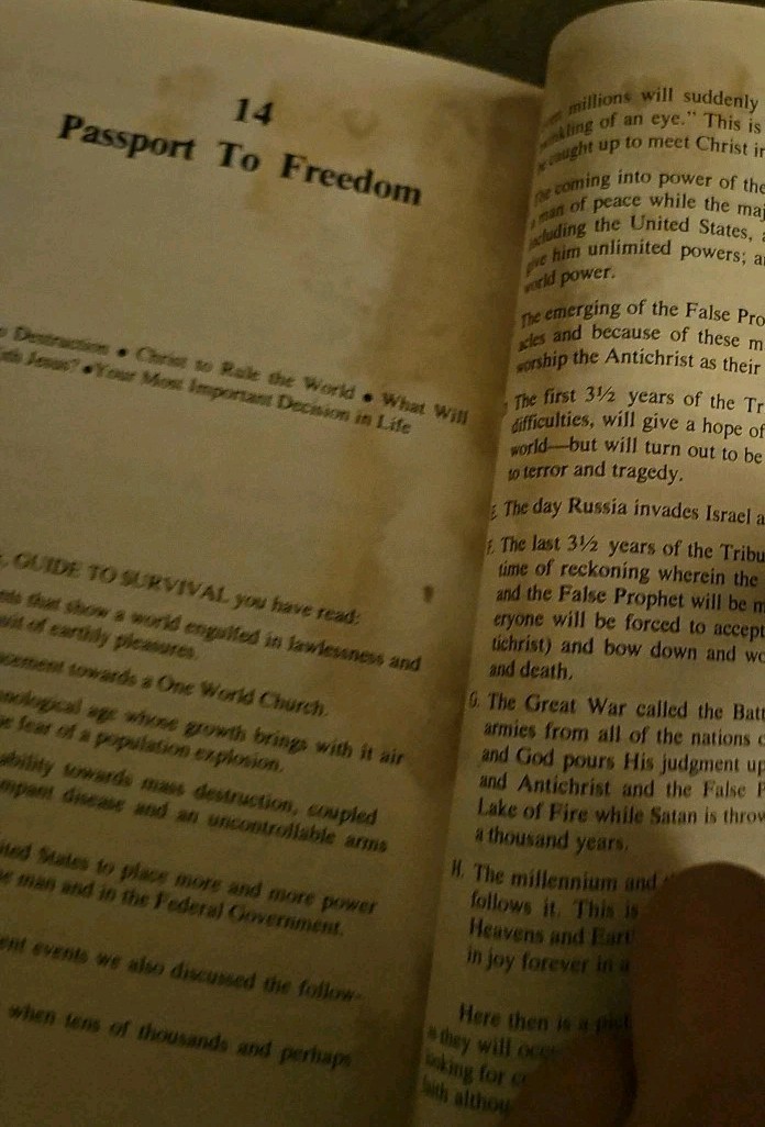 Guide To Survival 1972 Salem Kirban Tydale House Pub Damage Paperback Soffcover