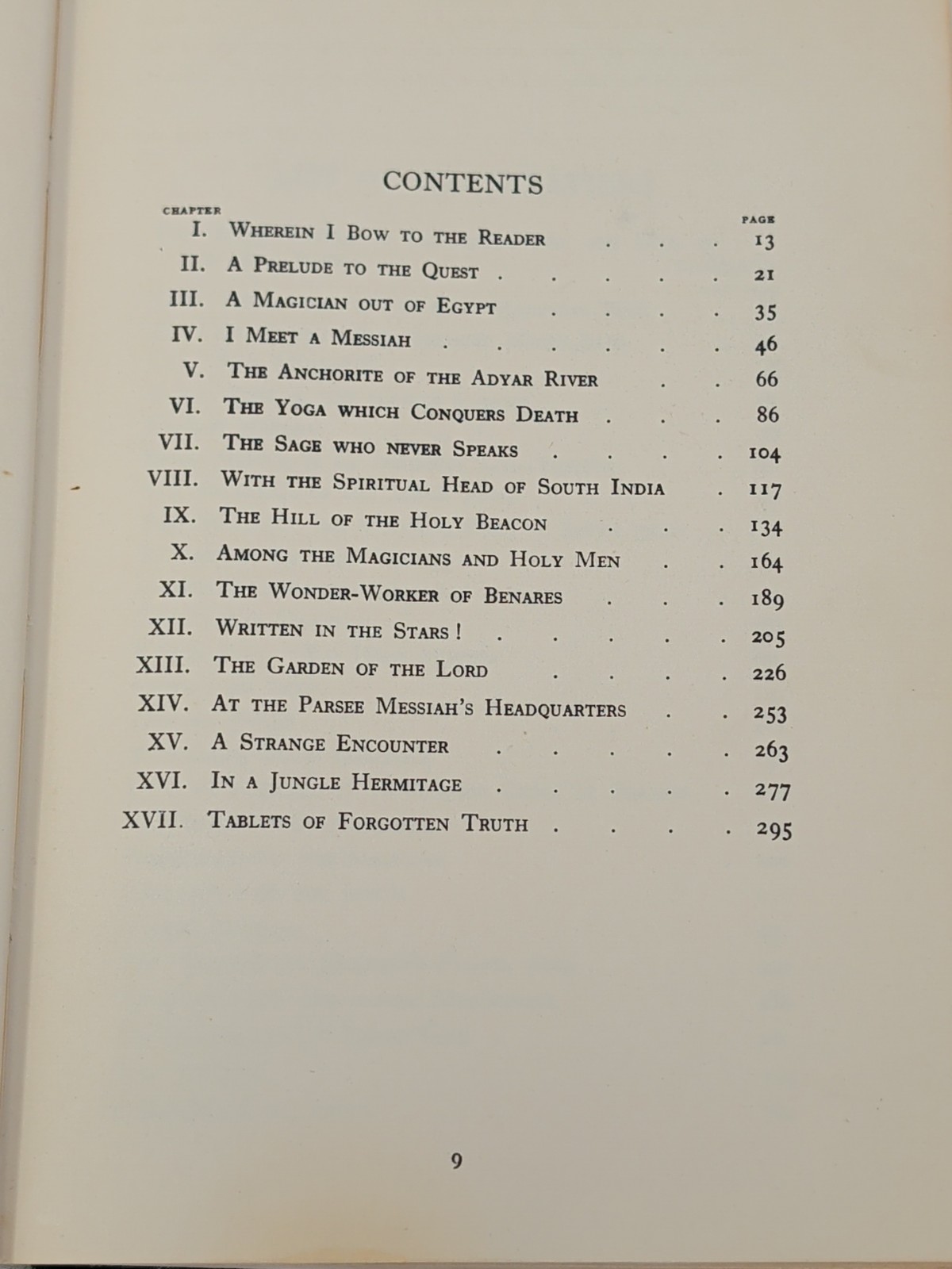 A Search in Secret India by Paul Brunton 1950s Eight printing
