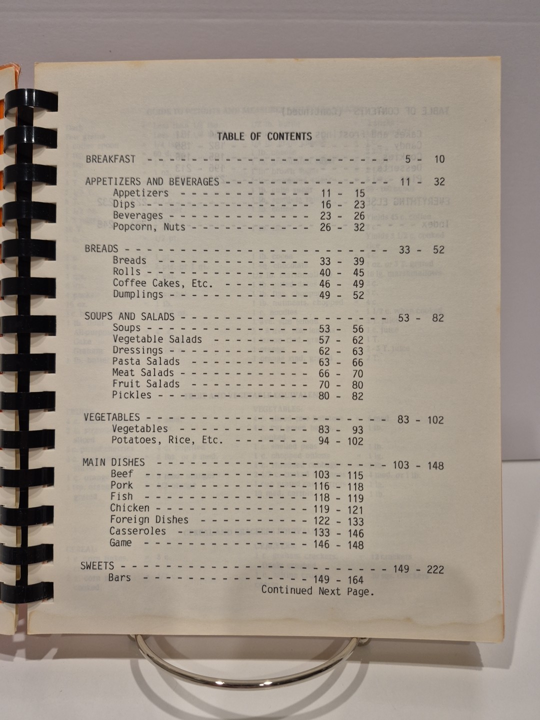 Vintage 1986 Community Cookbook Spiral Bound North Bend Morse Bluff NE 232 Pages