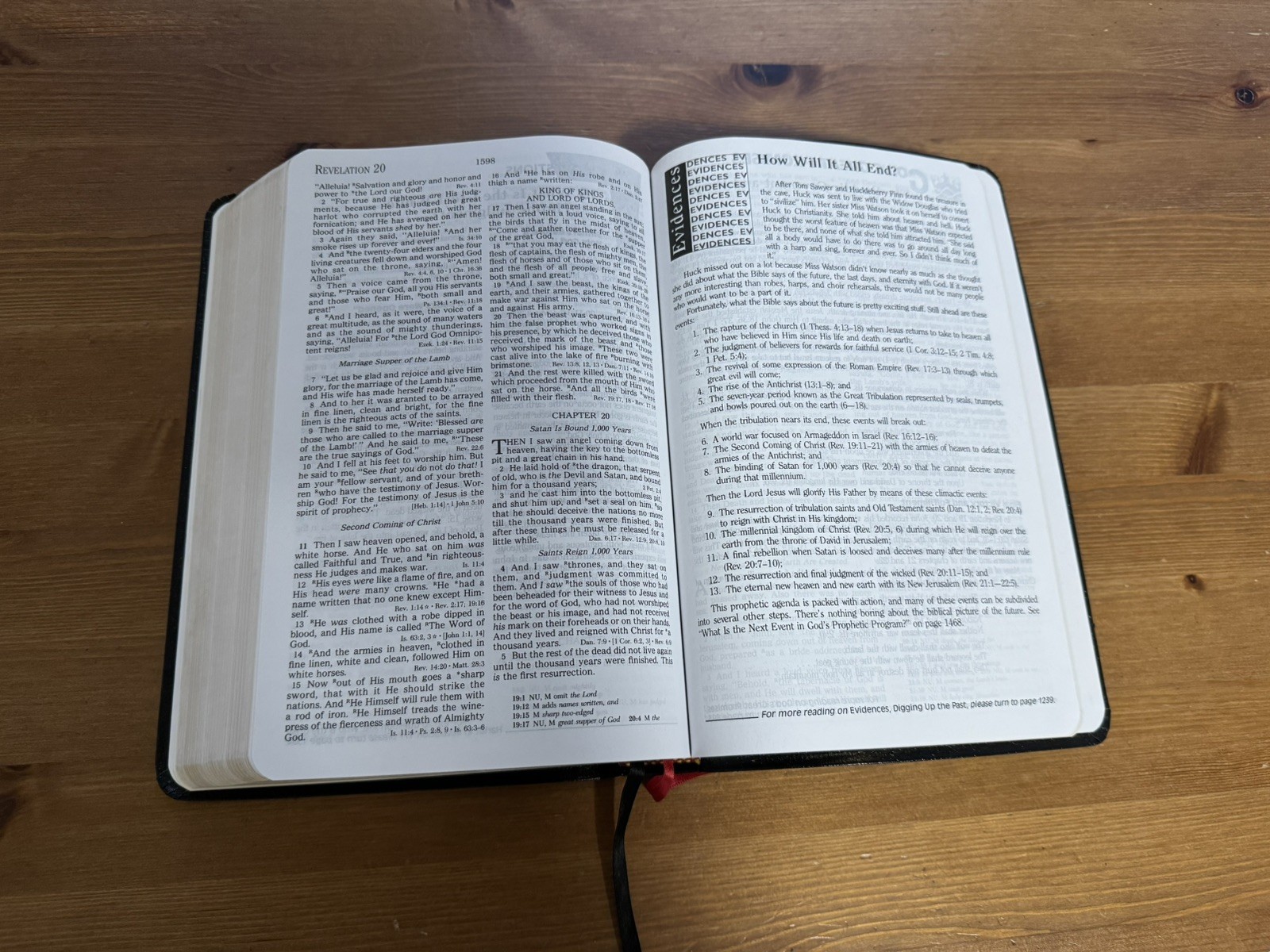 1997 Prophecy Study Bible John Hagee Ministries NKJV Black Bonded Leather