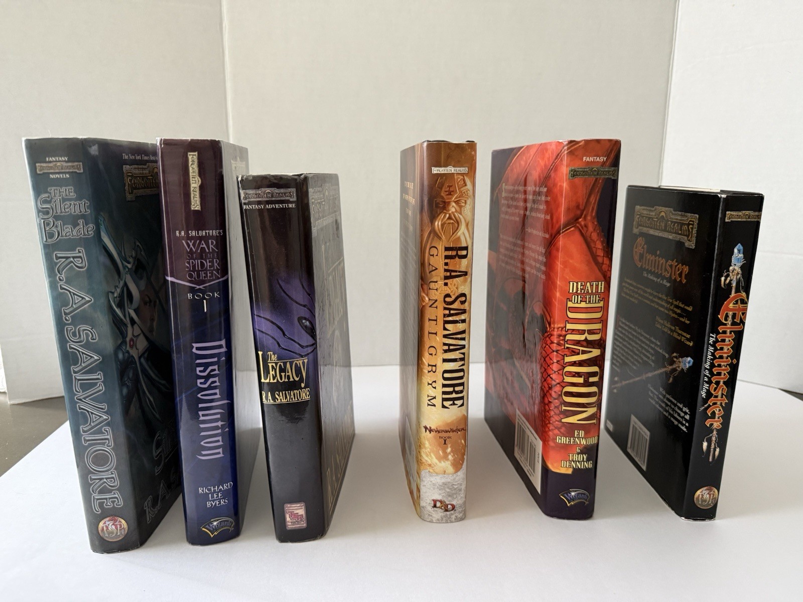 Forgotten Realms Books Lot of 6 R.A. Salvatore and Ed Greenwood Hardcover