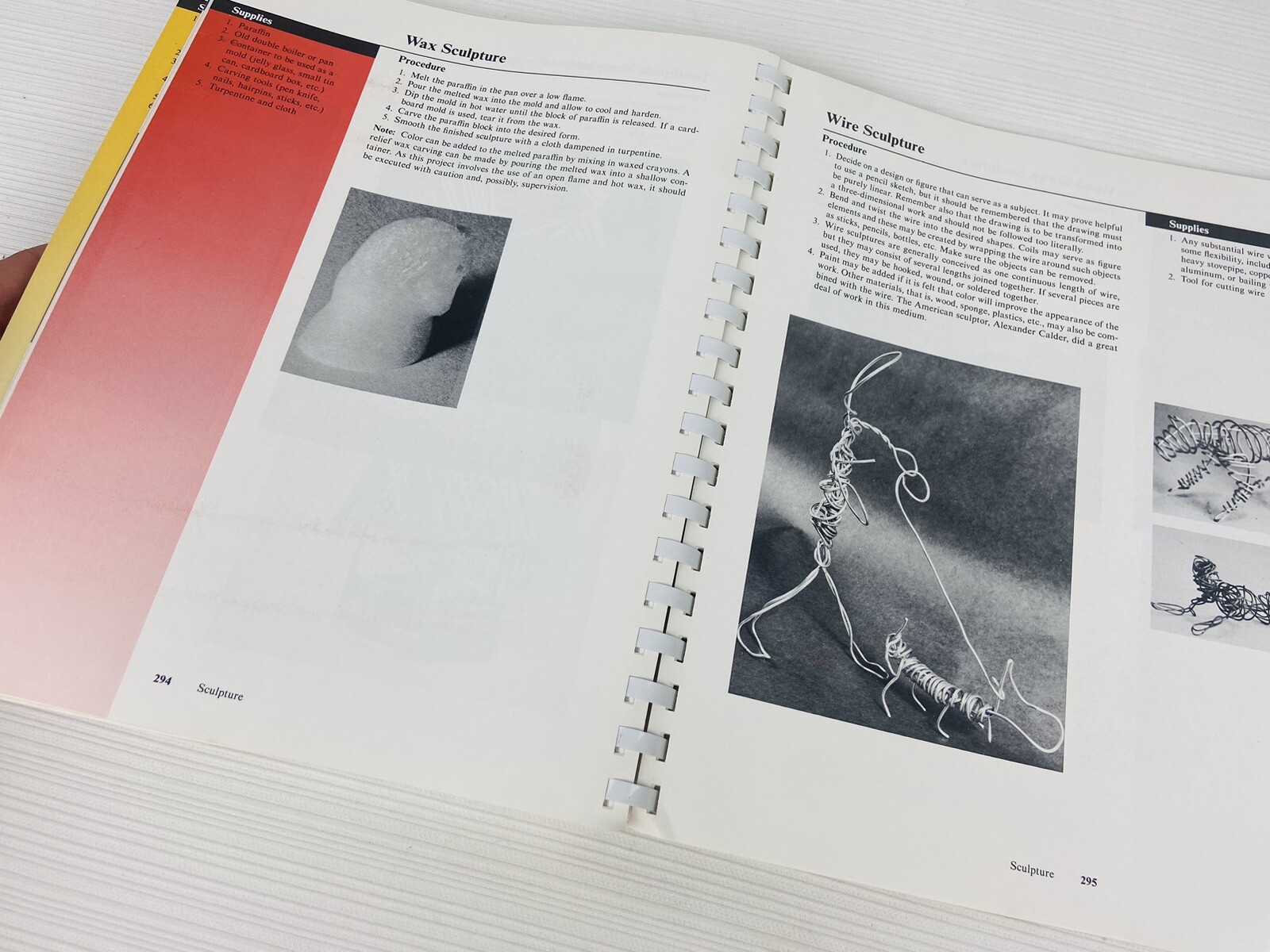 Vintage 1980’s Handbook of Arts & Crafts Book 350 Pages Spiral Bound Excellent