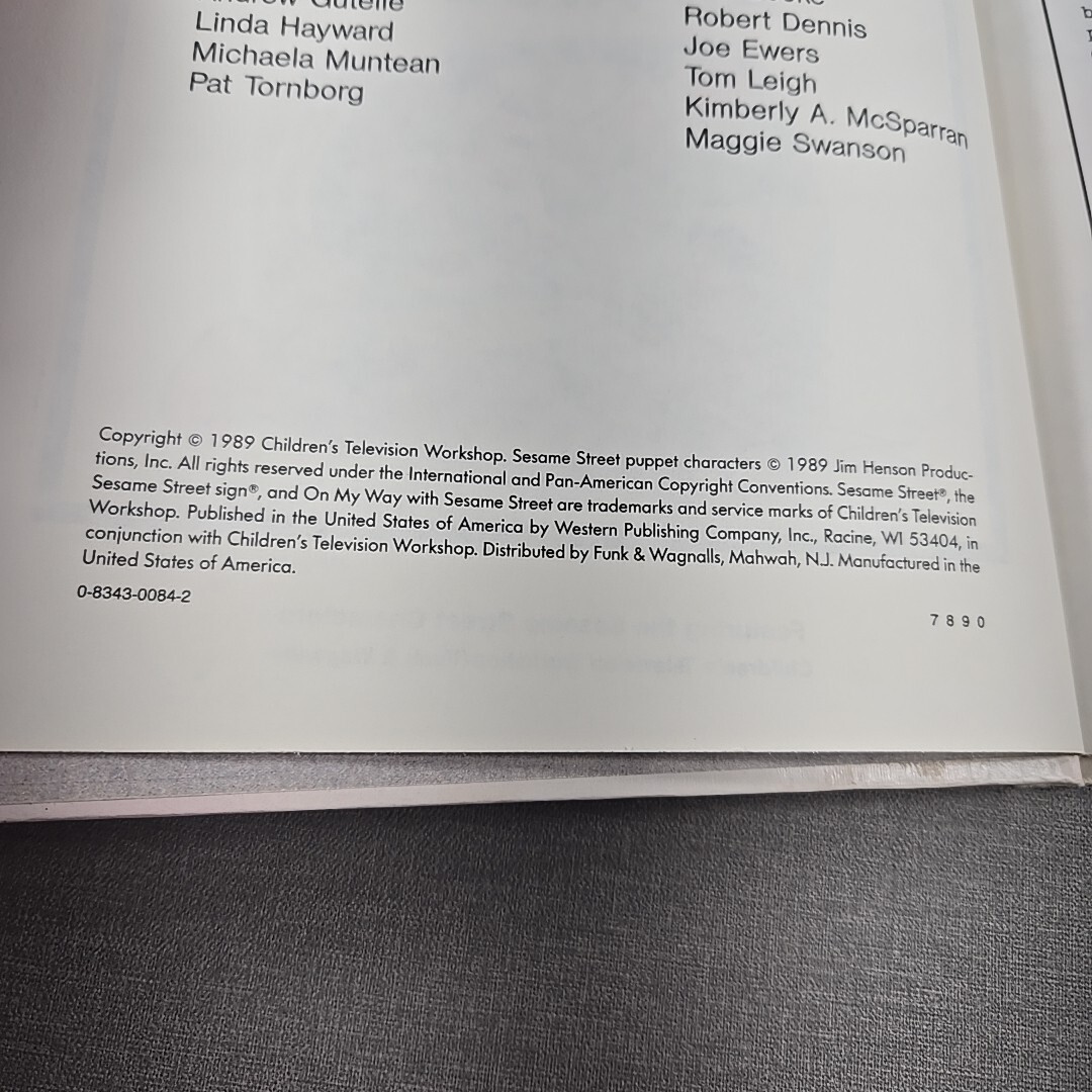 On My Way with Sesame Street UP DOWN AROUND Volume 10 Hardcover Book