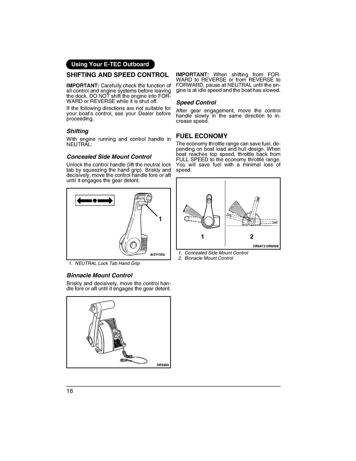EVINRUDE E-TEC 75 90 Horsepower PL PX SL Owners Manual – COIL CLOSURE – COVERS