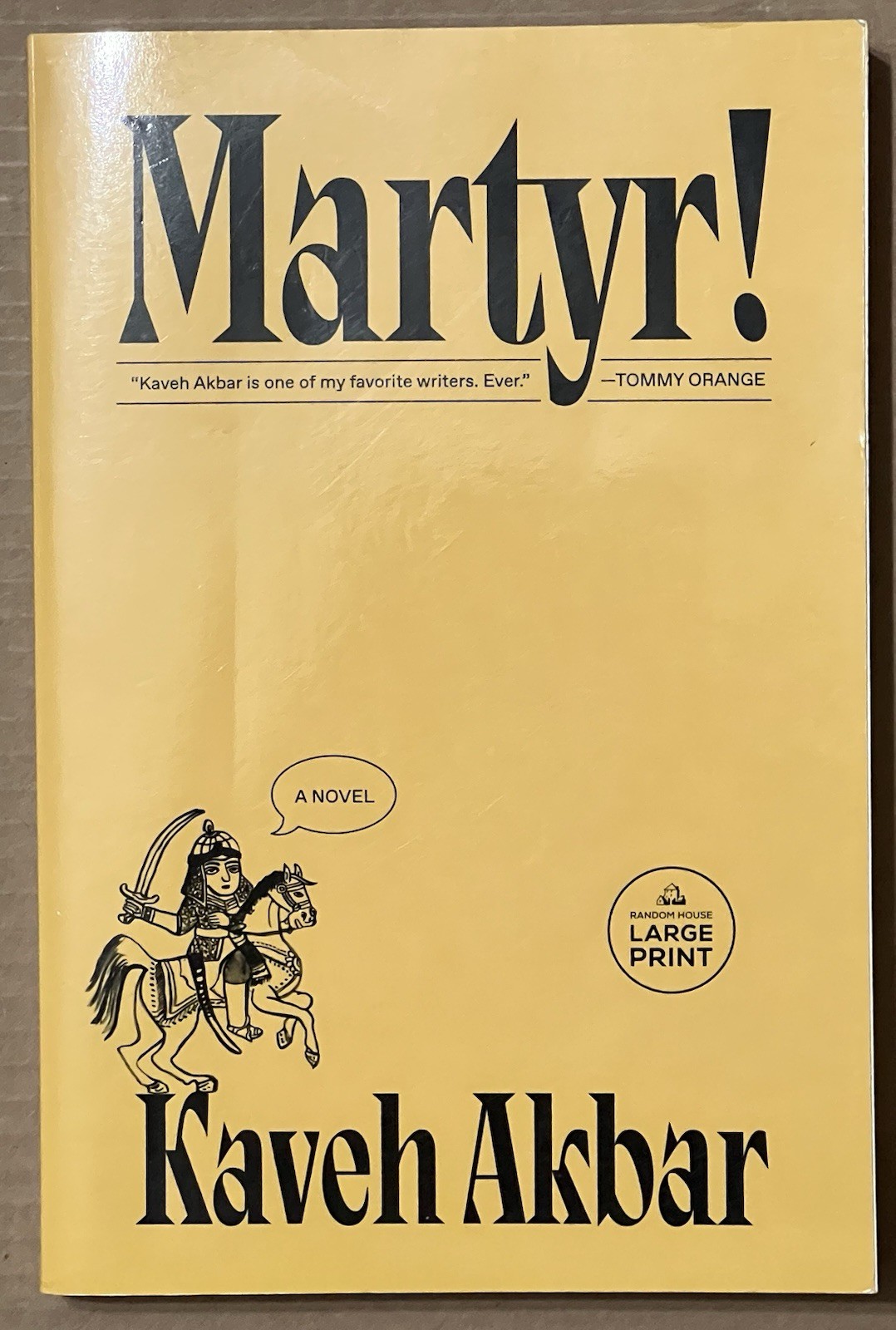 Martyr!: A novel – Paperback, by Akbar Kaveh – Good