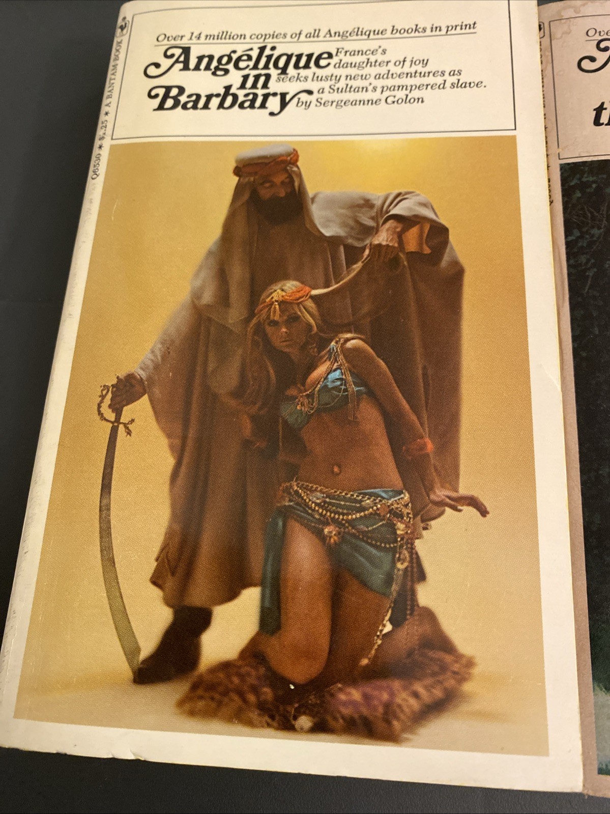 Vintage ANGELIQUE By Sergeanne Golon, The King, In Barbary 1971 2 Book Lot