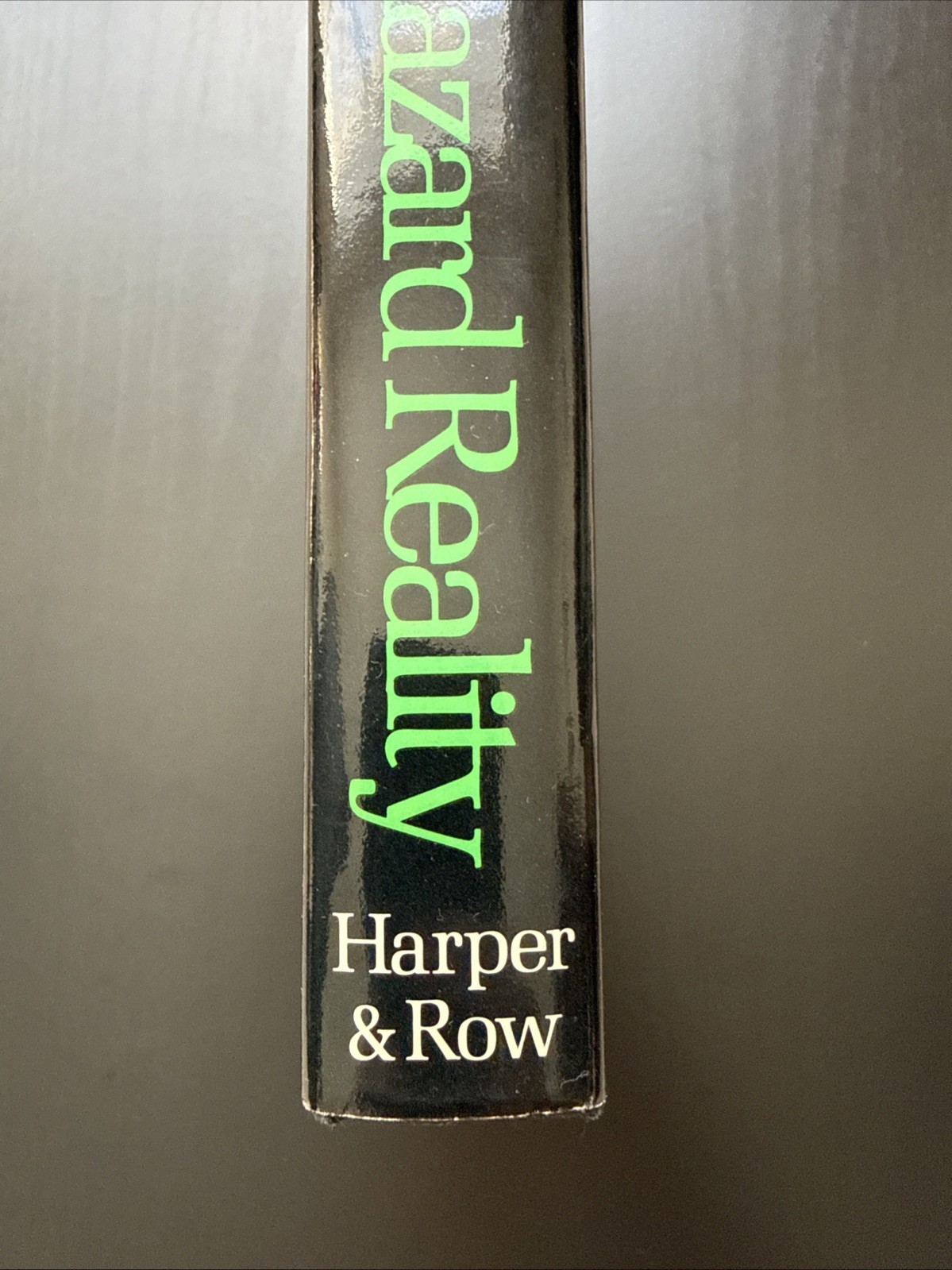 Haphazard Reality (1983) by Hendrick B.G. Casimir HC w/ DJ VG+