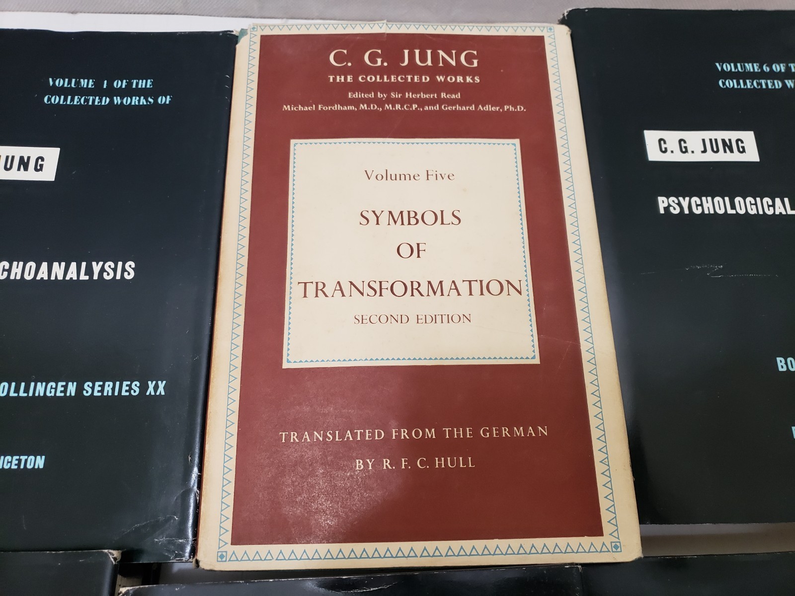 Collected Works of C.G. Jung – Partial Vintage Set Volumes 2 thru 17 — READ