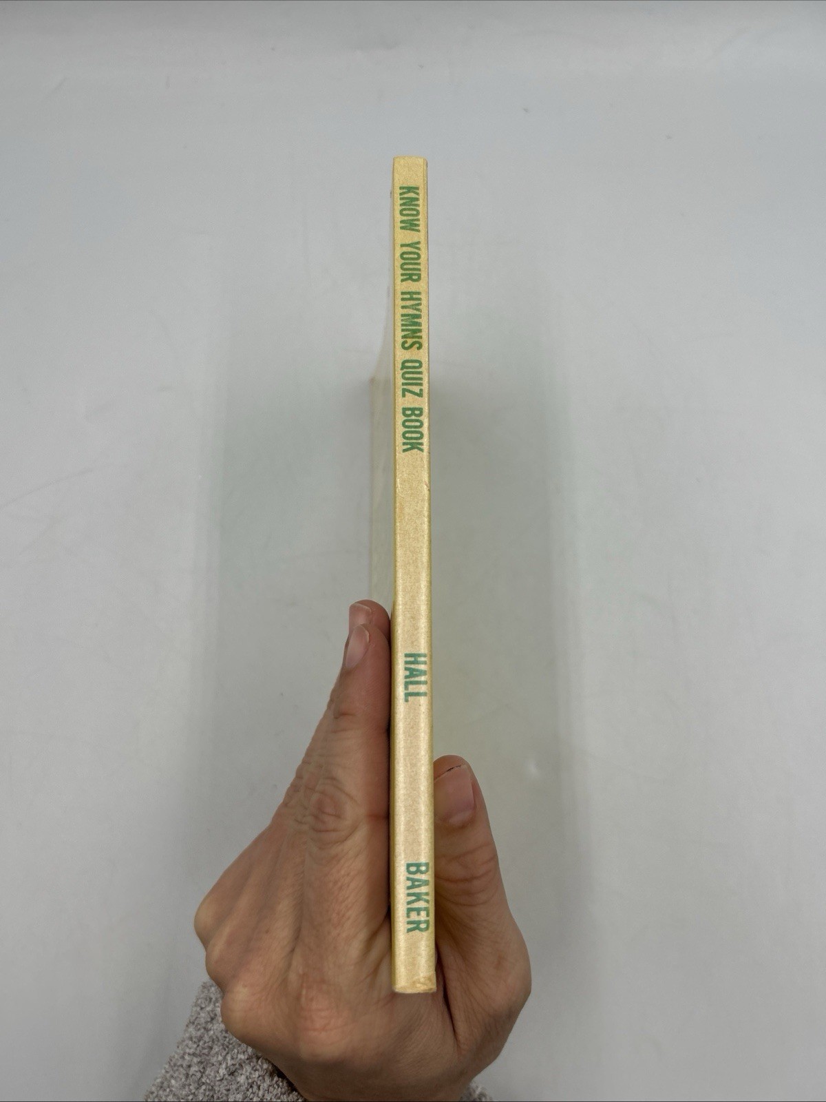 Know Your Hymns Quiz Book by Frederick Hall PB 1972 Baker Book House