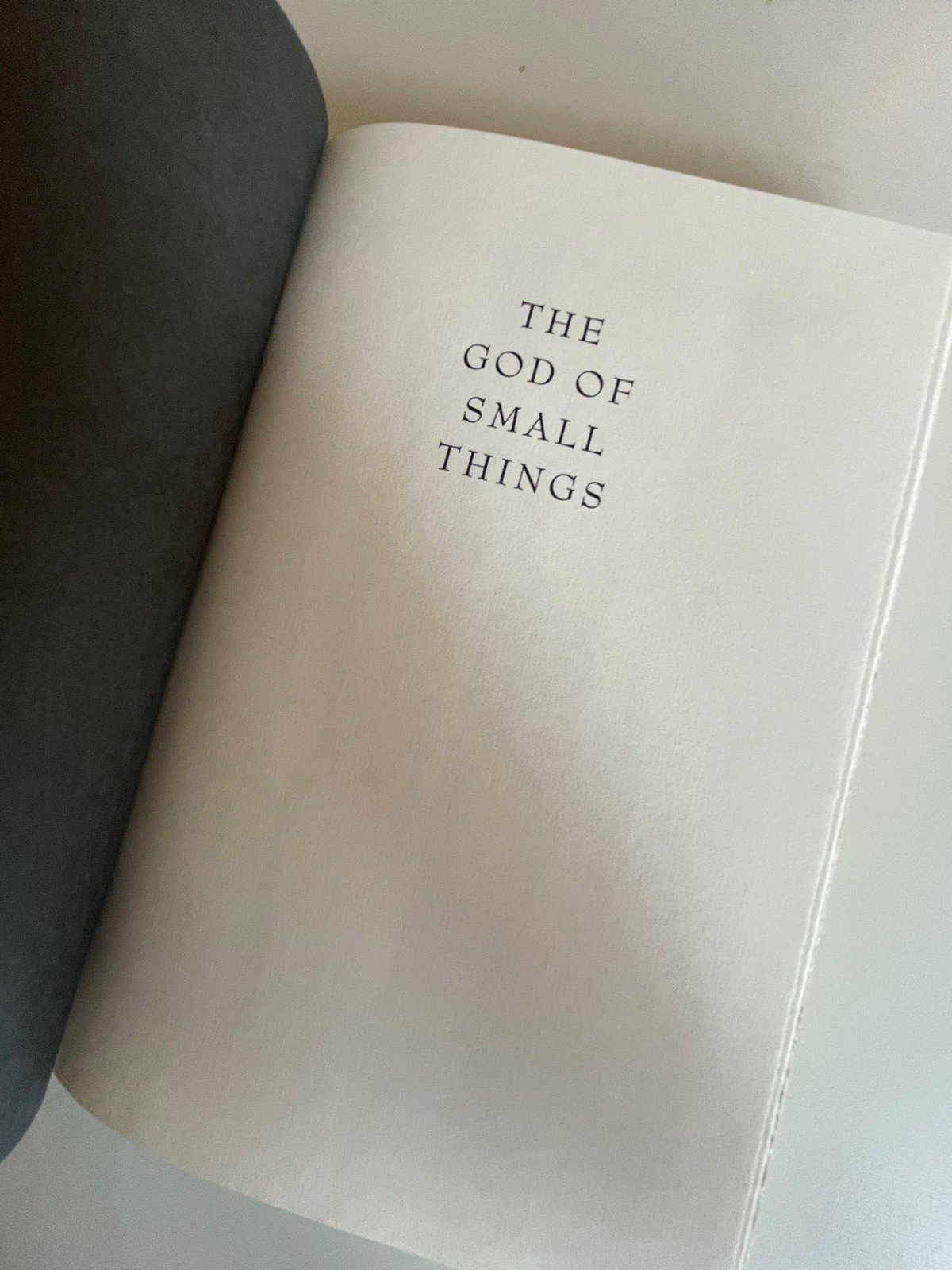The God of Small Things by Arundhati Roy, HC DJ VG+ US Edition