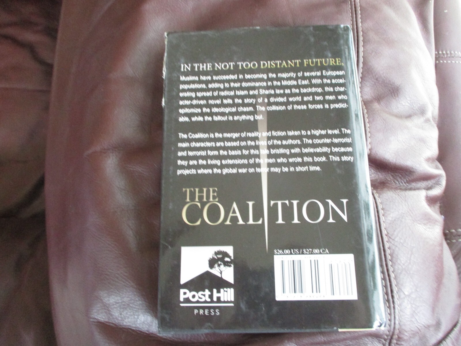 The Coalition – Jerry Boykin Kamal Saleem Post Hill Signed by Both 1st Ed HB YA