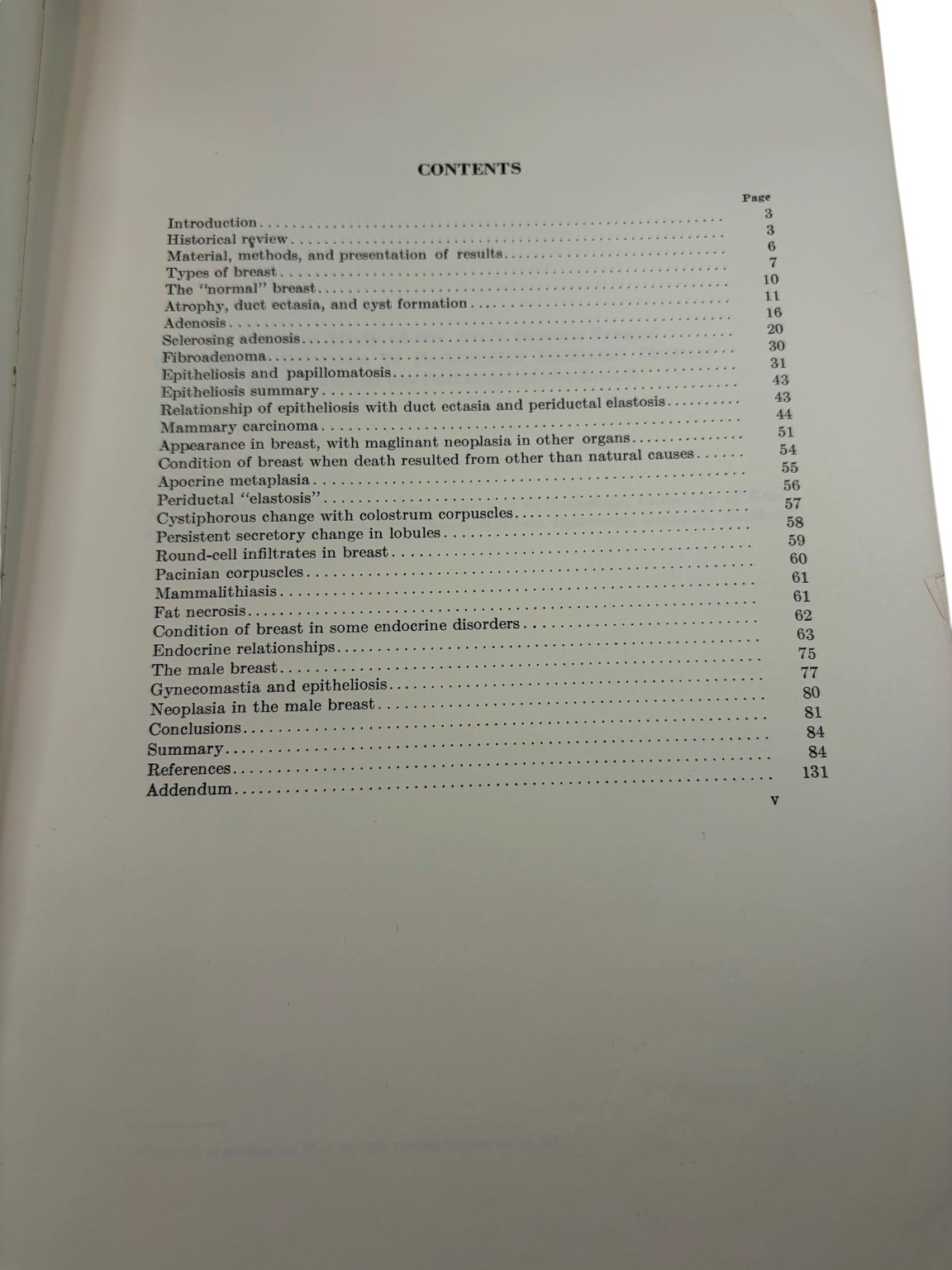 Autopsy Study Adult Human Breast Sandison 1962 NCI Monograph Pathology
