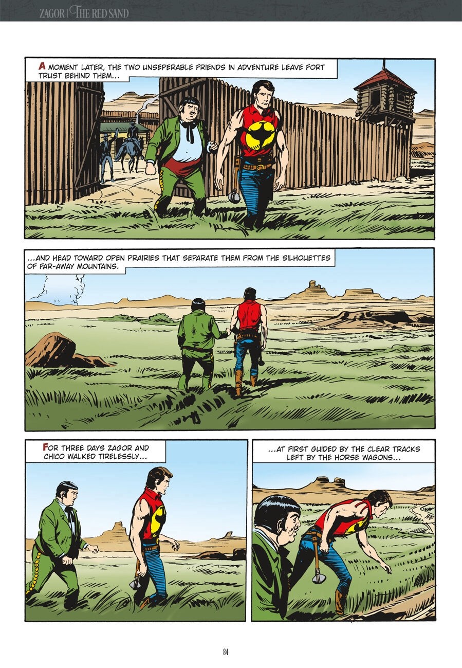 Zagor: The Red Sand (2016 Paperback), GN, Nolitta, Ferri, Rubini