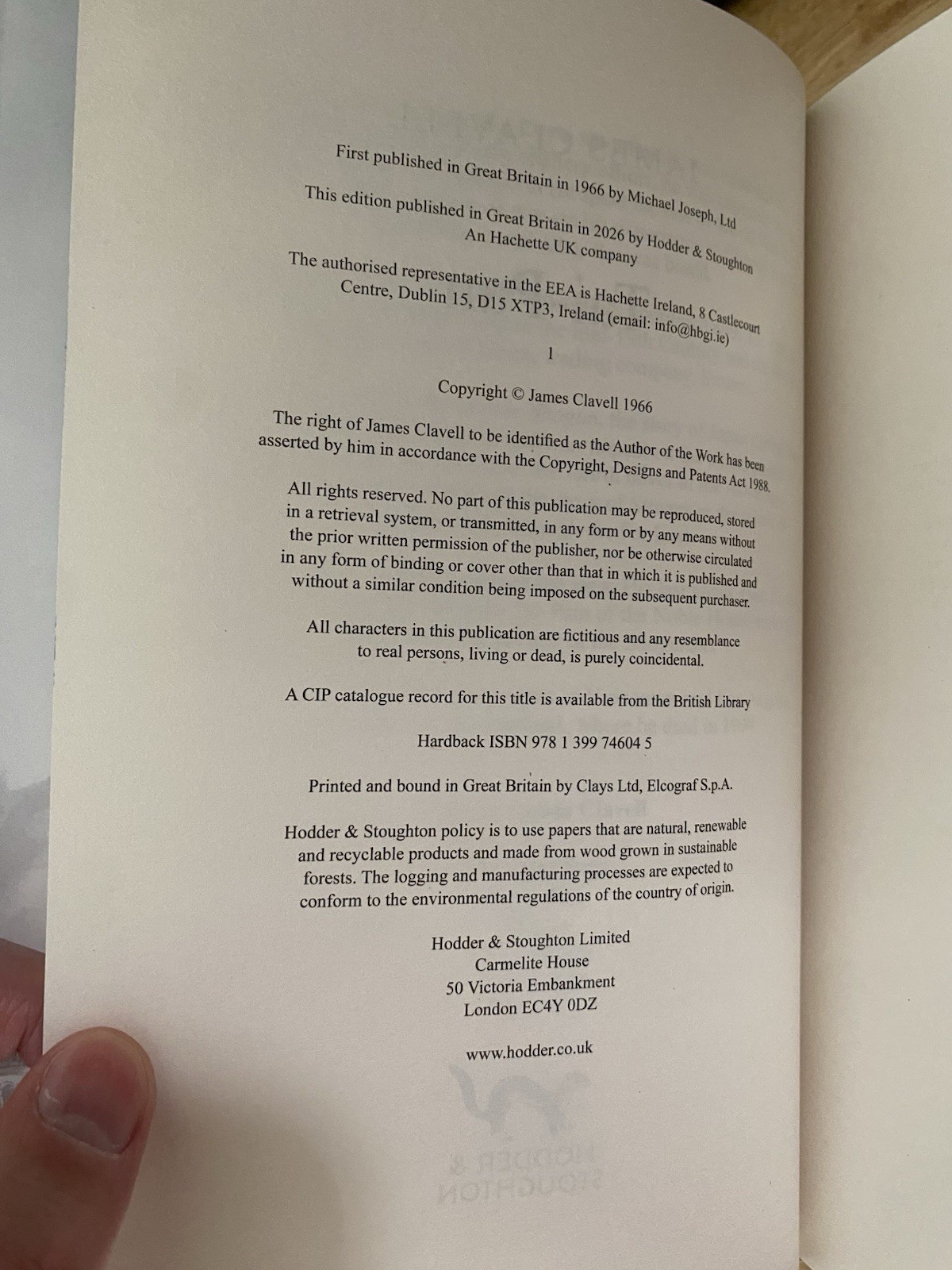 The Broken Binding Shogun and Taipan First Printings