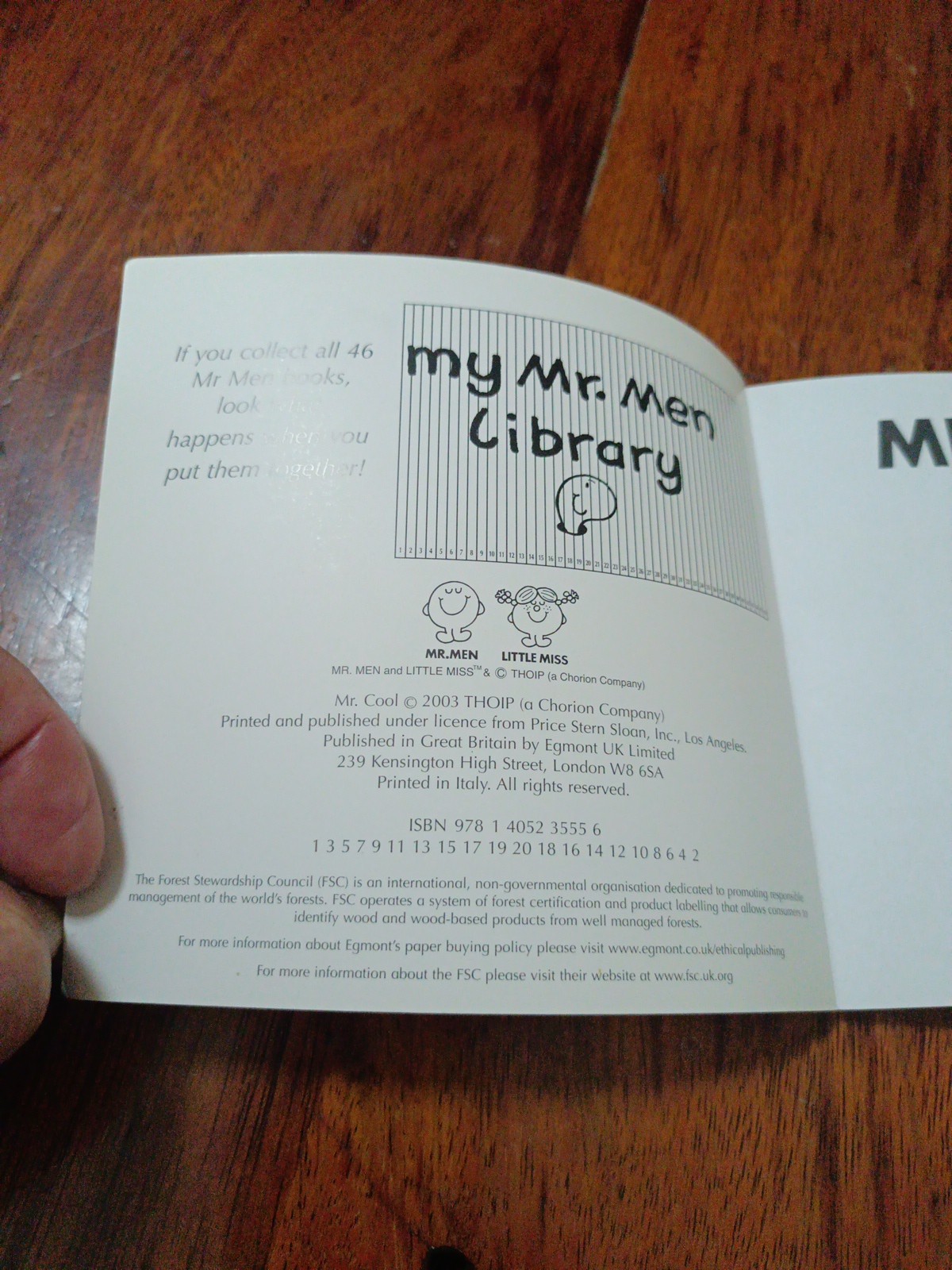 Mr Cool small book..14cm X 13cm..good condition
