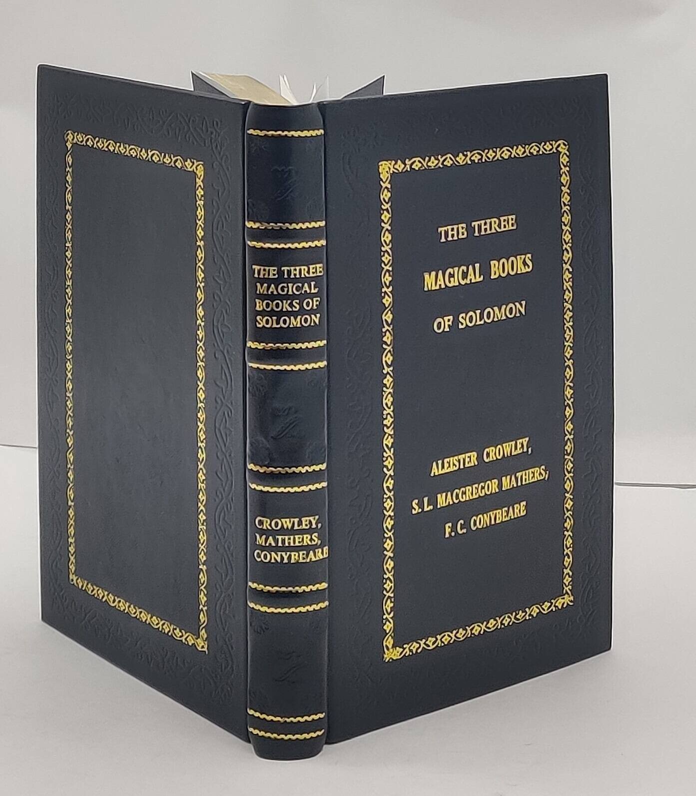 The Three Magical Books Of Solomon: The Greater And Less [Premium Leather Bound]