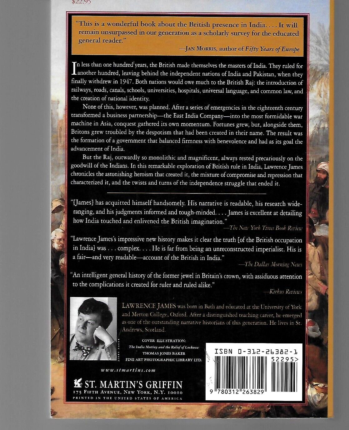 Raj : The Making and Unmaking of British India by Lawrence James TPB Unread