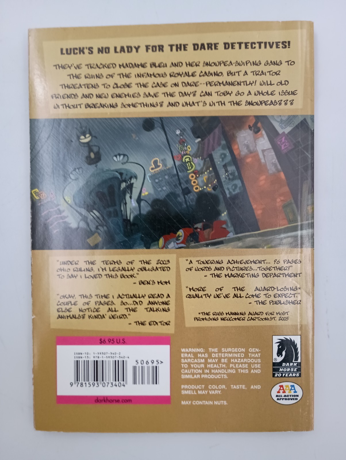 The Dare Detectives Vol 2 The Snowpea Plot – 1.2 Trade Paperback, 1st edition!