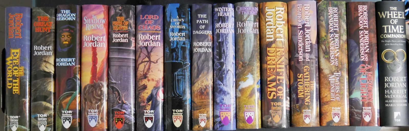 The Wheel of Time: Complete Hardcover 15 Book Set New Robert Jordan Companion