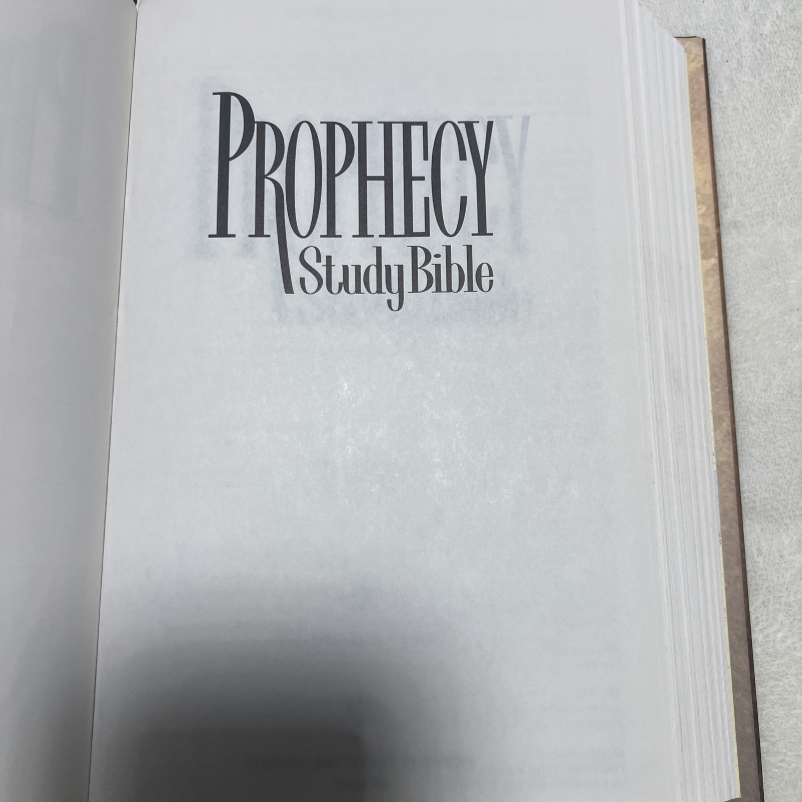 Prophecy Study Bible (New King James Version) John C Hagee NKJV