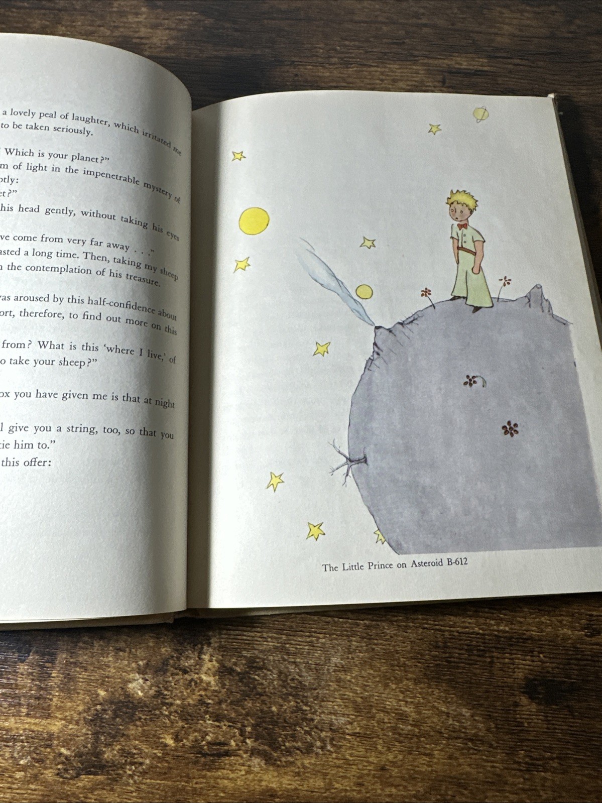 THE LITTLE PRINCE by SAINT-EXUPERY 1943 Vintage Early Edition HC