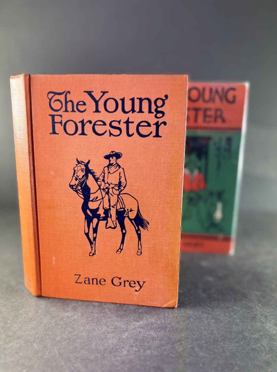 Zane Grey THE YOUNG FORESTER HC DJ Grosset Dunlap Western Adventure Book